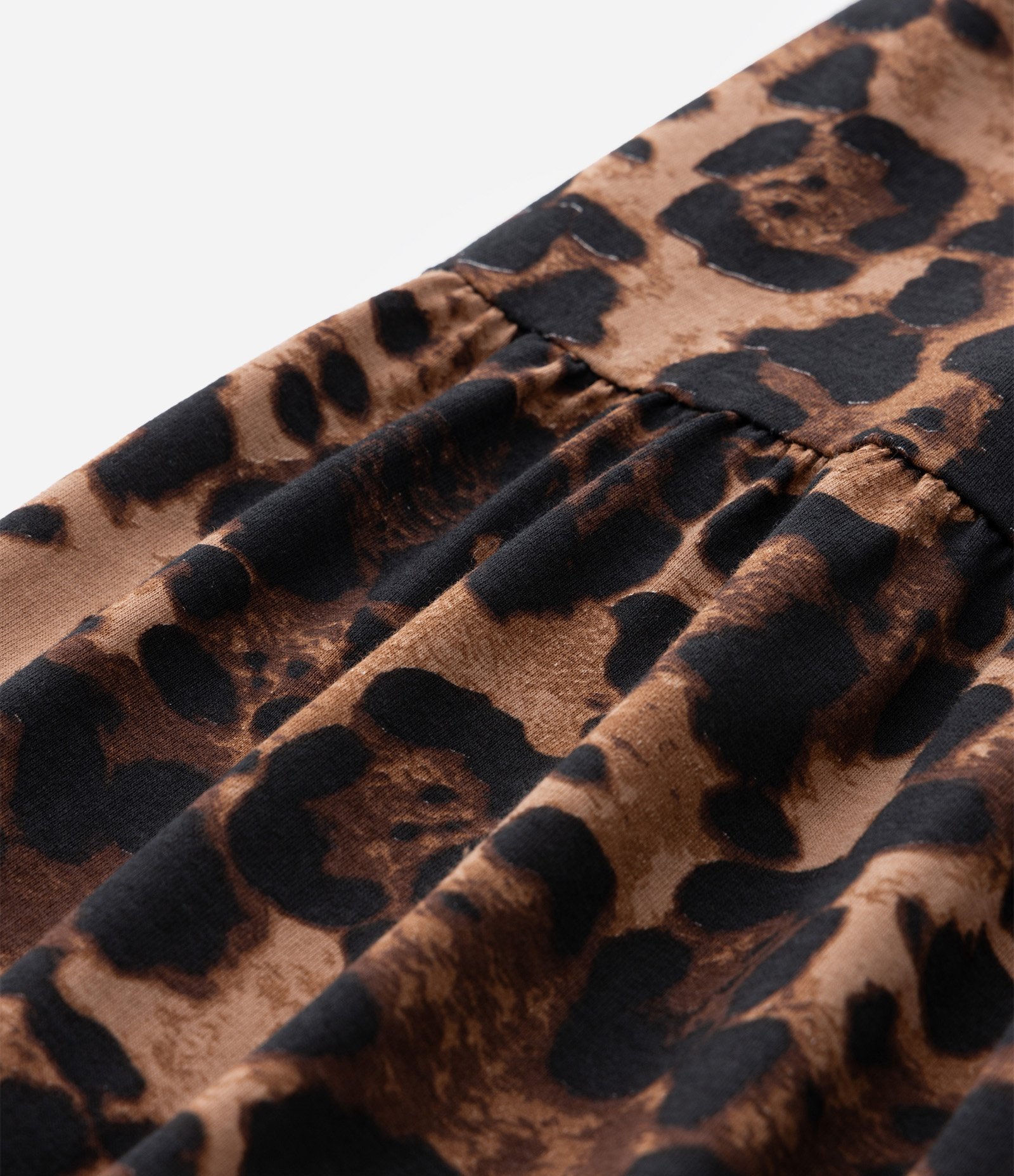 Vestido Curto Muscle Tee em Algodão com Estampa Animal Print Onça Curve & Plus Size Marrom 8