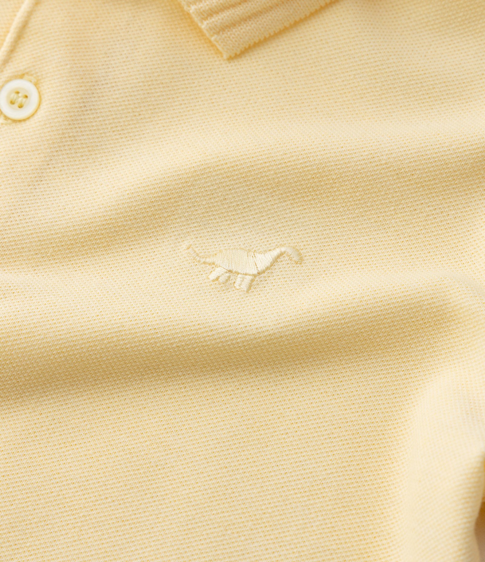 Camiseta Polo Infantil com Bordado - Tam 1 a 5 Anos Amarelo 5