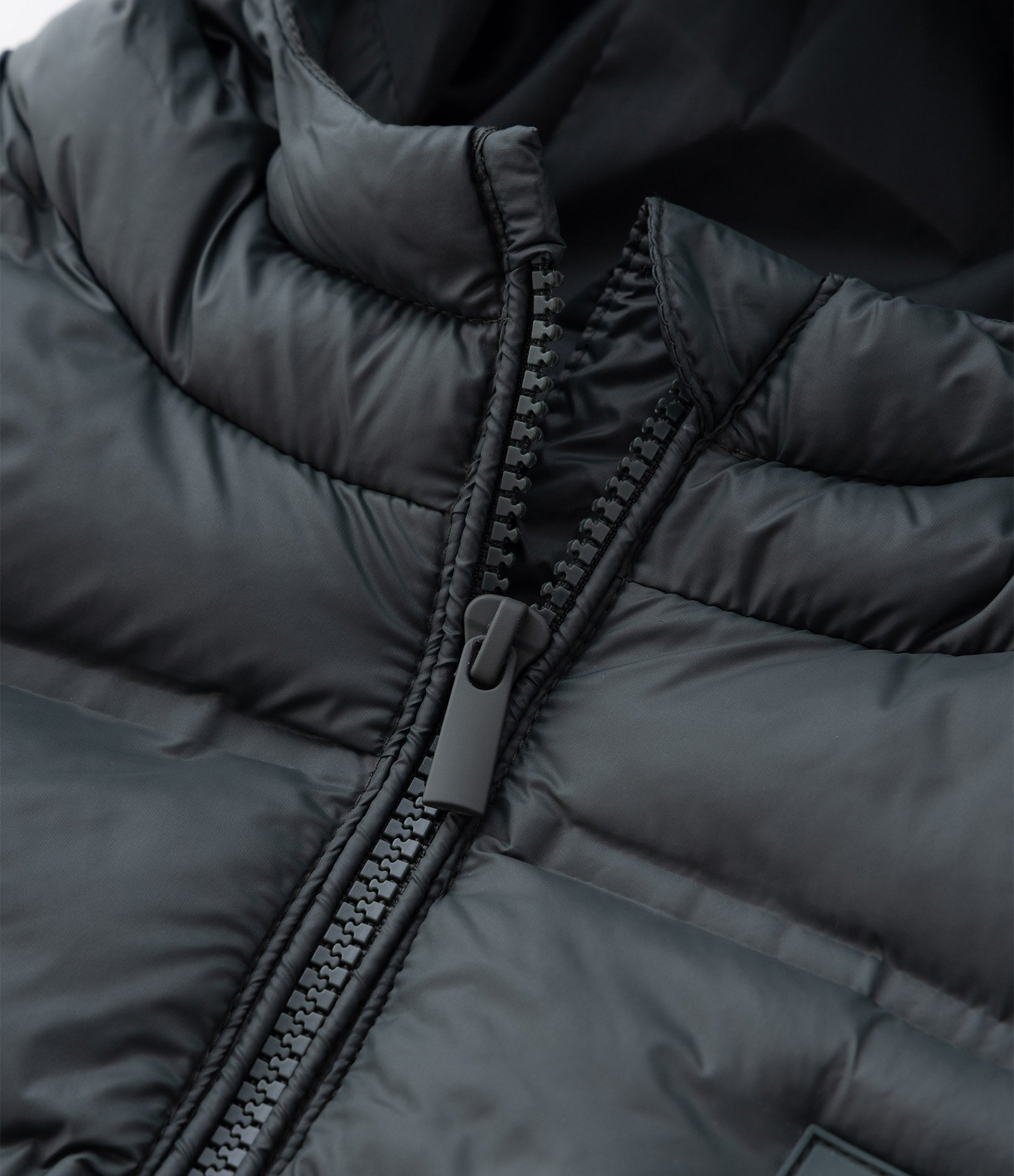 Colete Infantil com Capuz e Zíper Frontal - Tam 5 A 14 Anos Preto 7