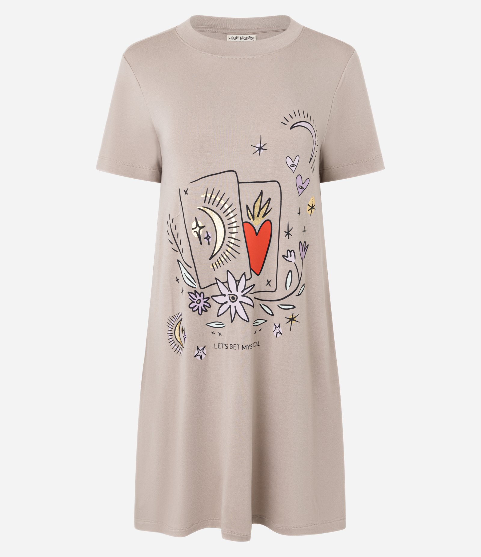 Camisola em Viscolycra com Estampa Mística Marrom 3