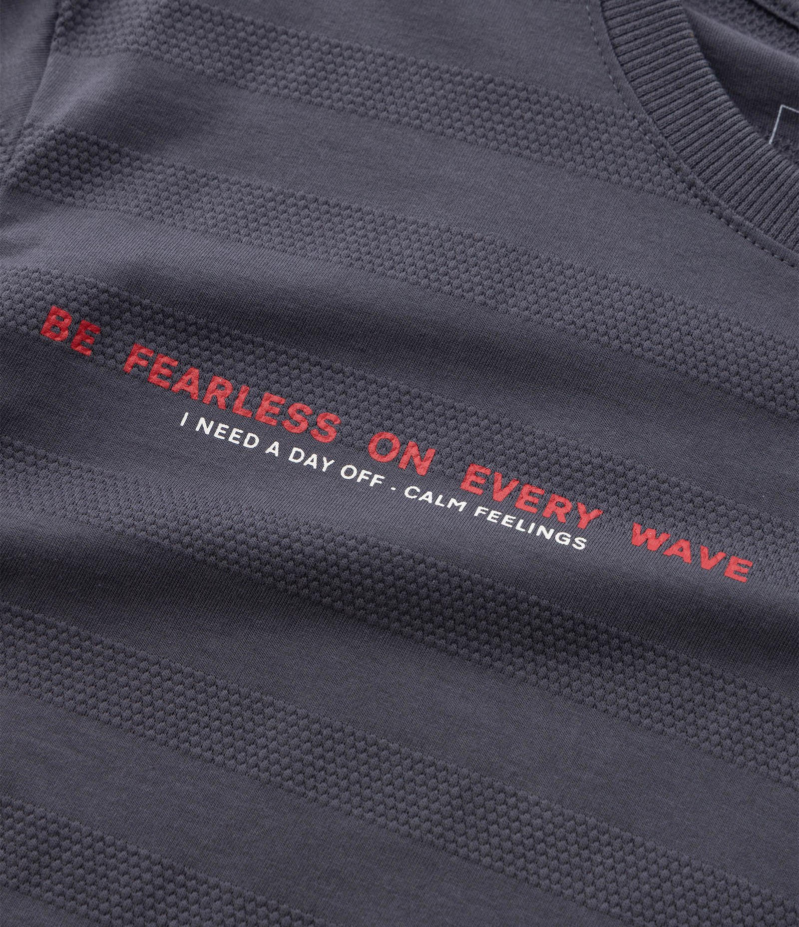 Camiseta Infantil com Estampa de Surf Texturizada - Tam 5 a 14 Anos Cinza 5