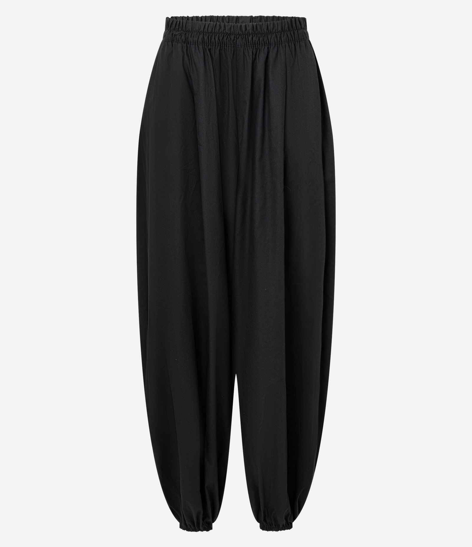 Calça Aladim em Tricoline com Elástico no Cós Preto 6