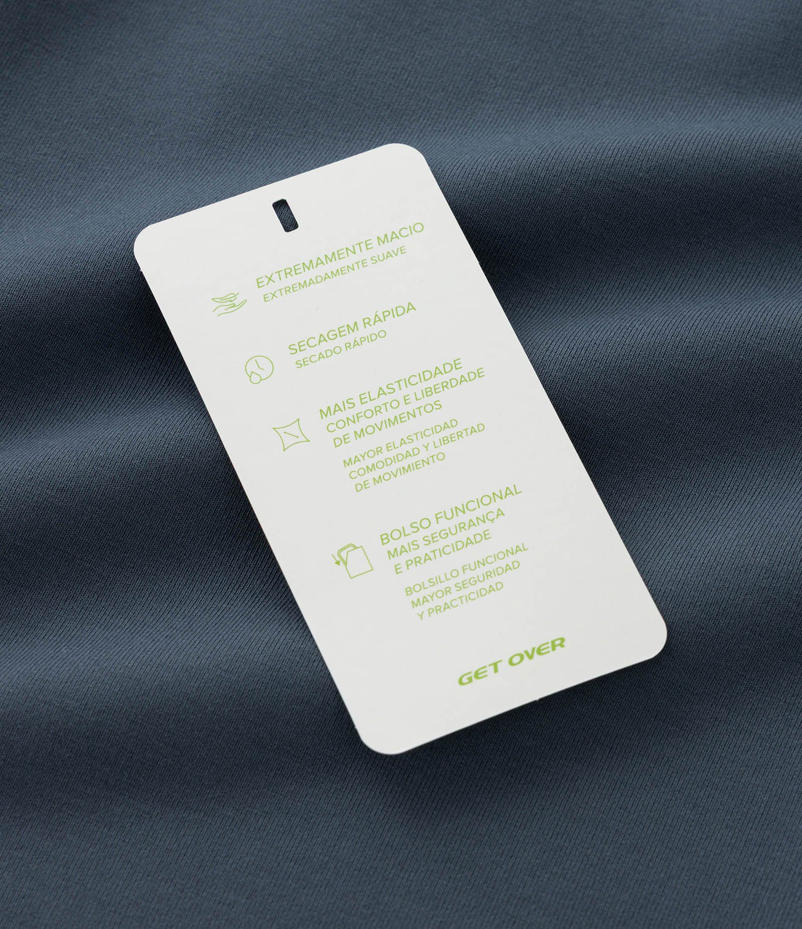 Calça Jogger Esportiva em Moletom Tecnológico Azul Profundo 4