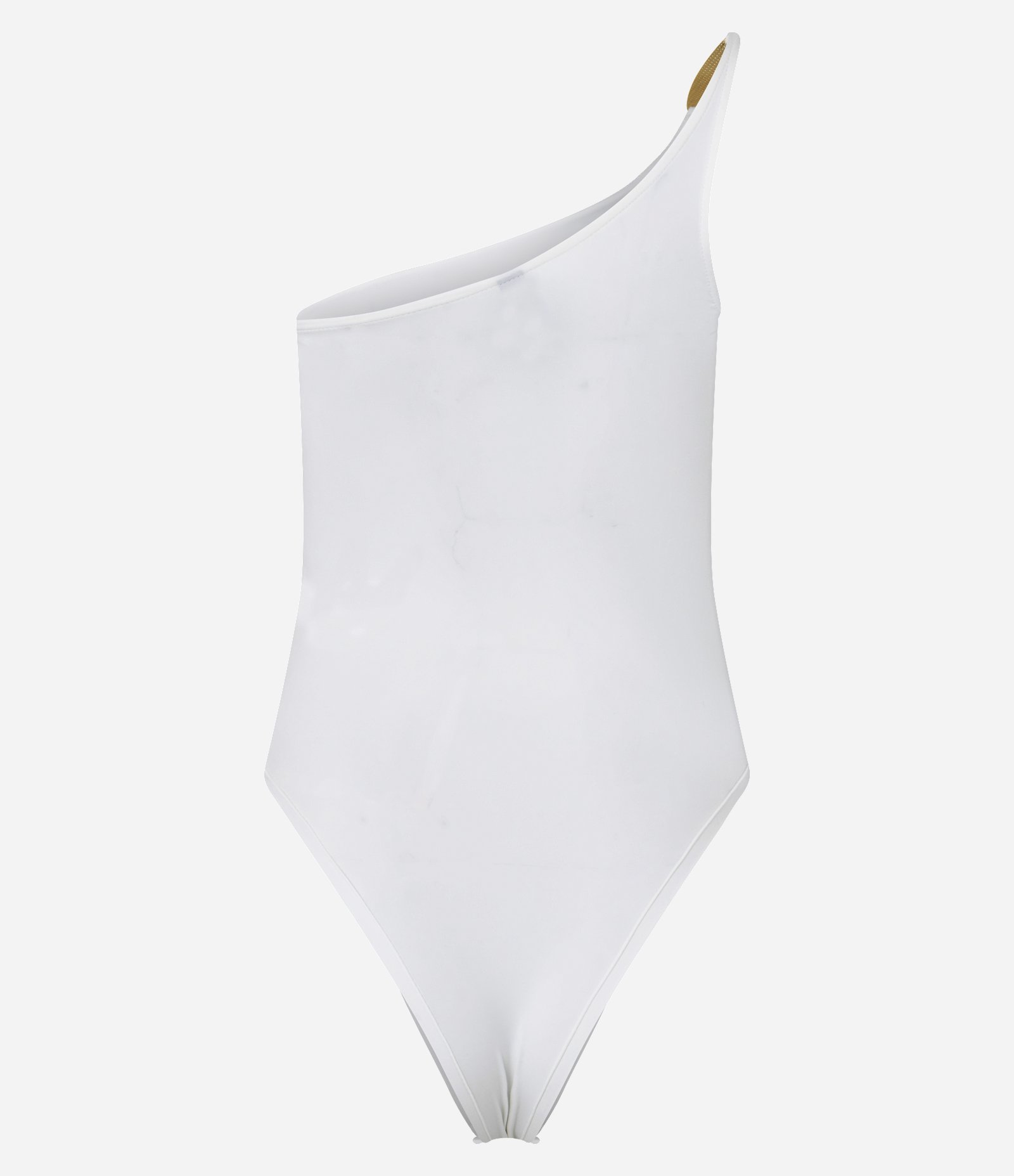 Body Ombro Único em Jersey com Aviamento na Alça Branco 6