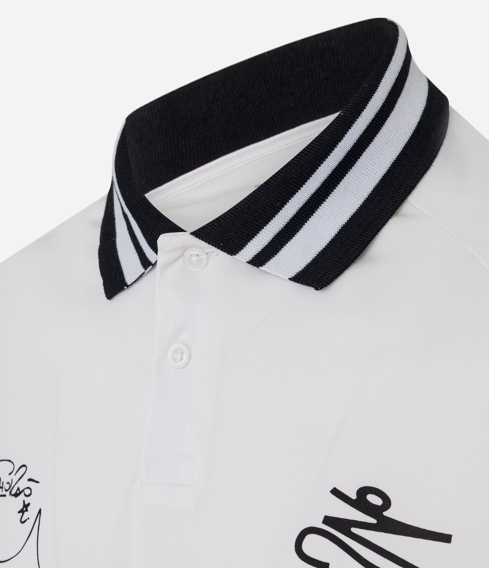 Camisa Polo Boxy com Estampa do Chalie Brown Jr Branco 9