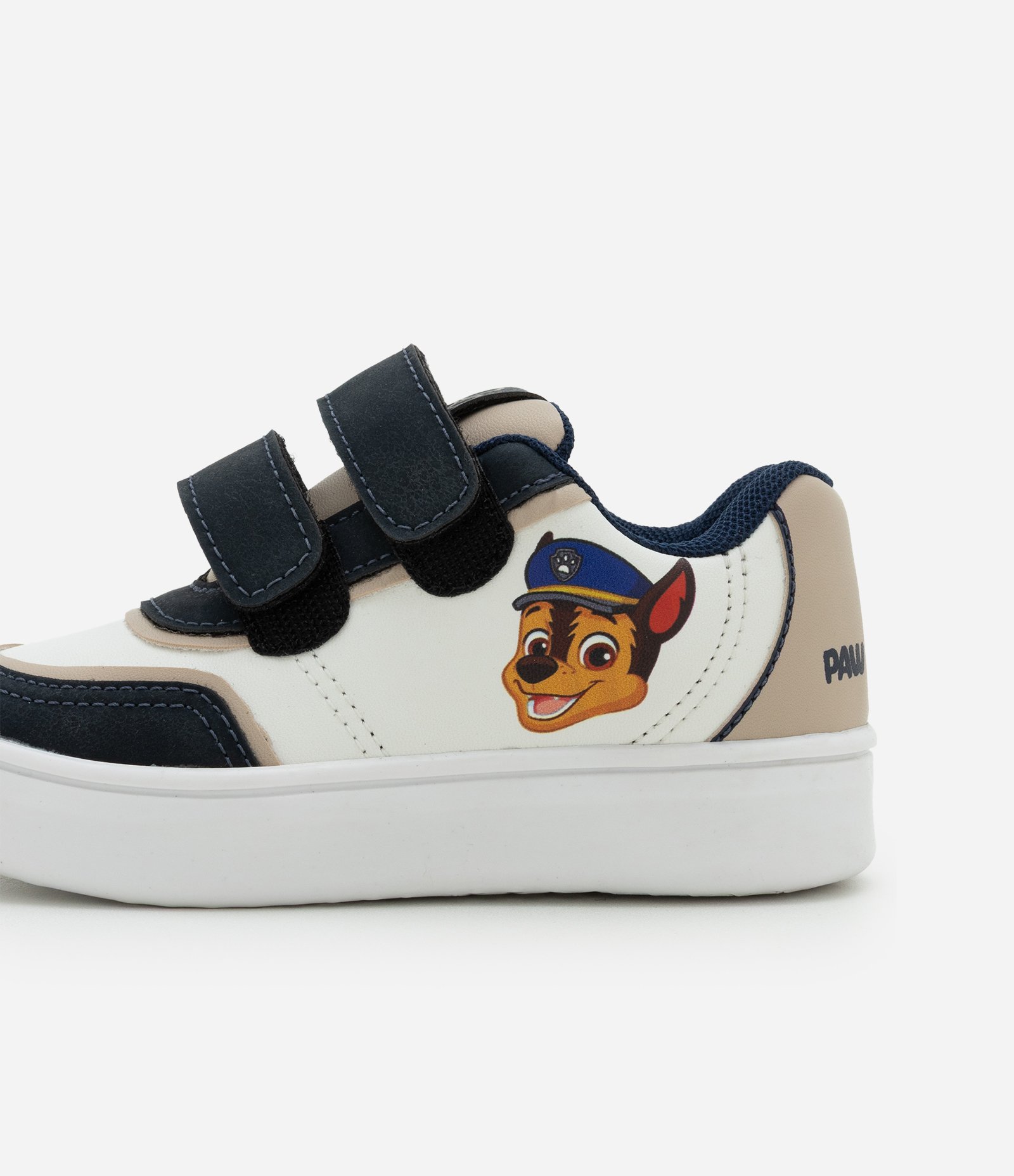 Tênis Infantil em PU com Led Patrulha Canina - Tam 20 ao 27 Off White 5