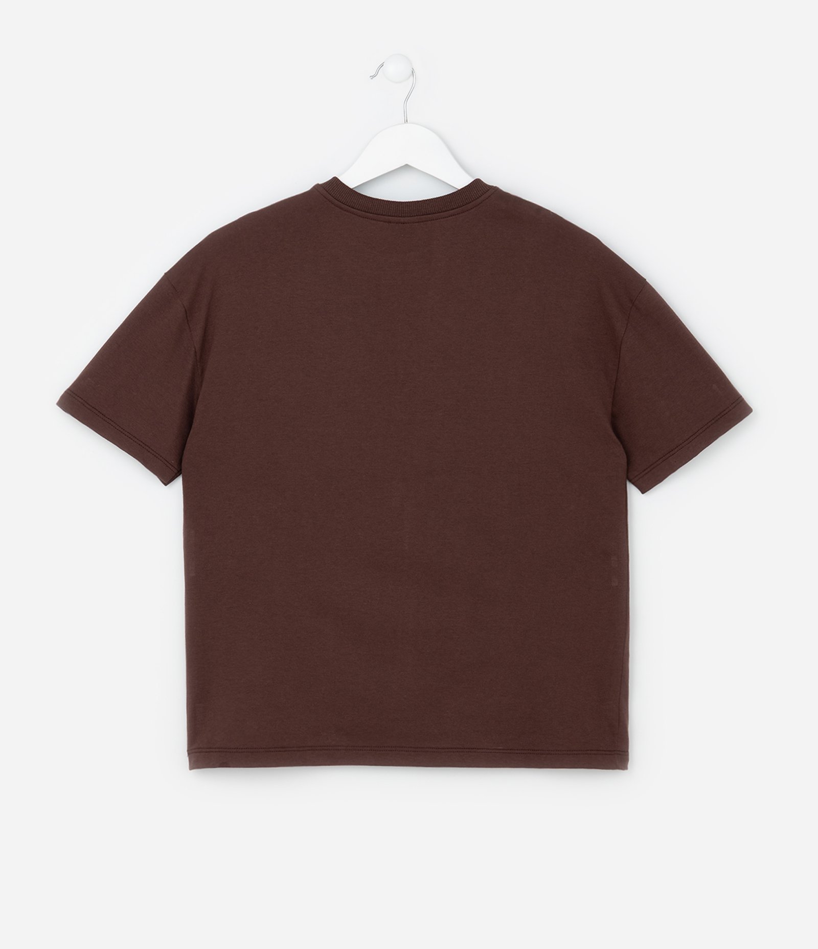 Camiseta Infantil Over com Estampa de Urso - Tam 7 a 14 Anos Marrom 2