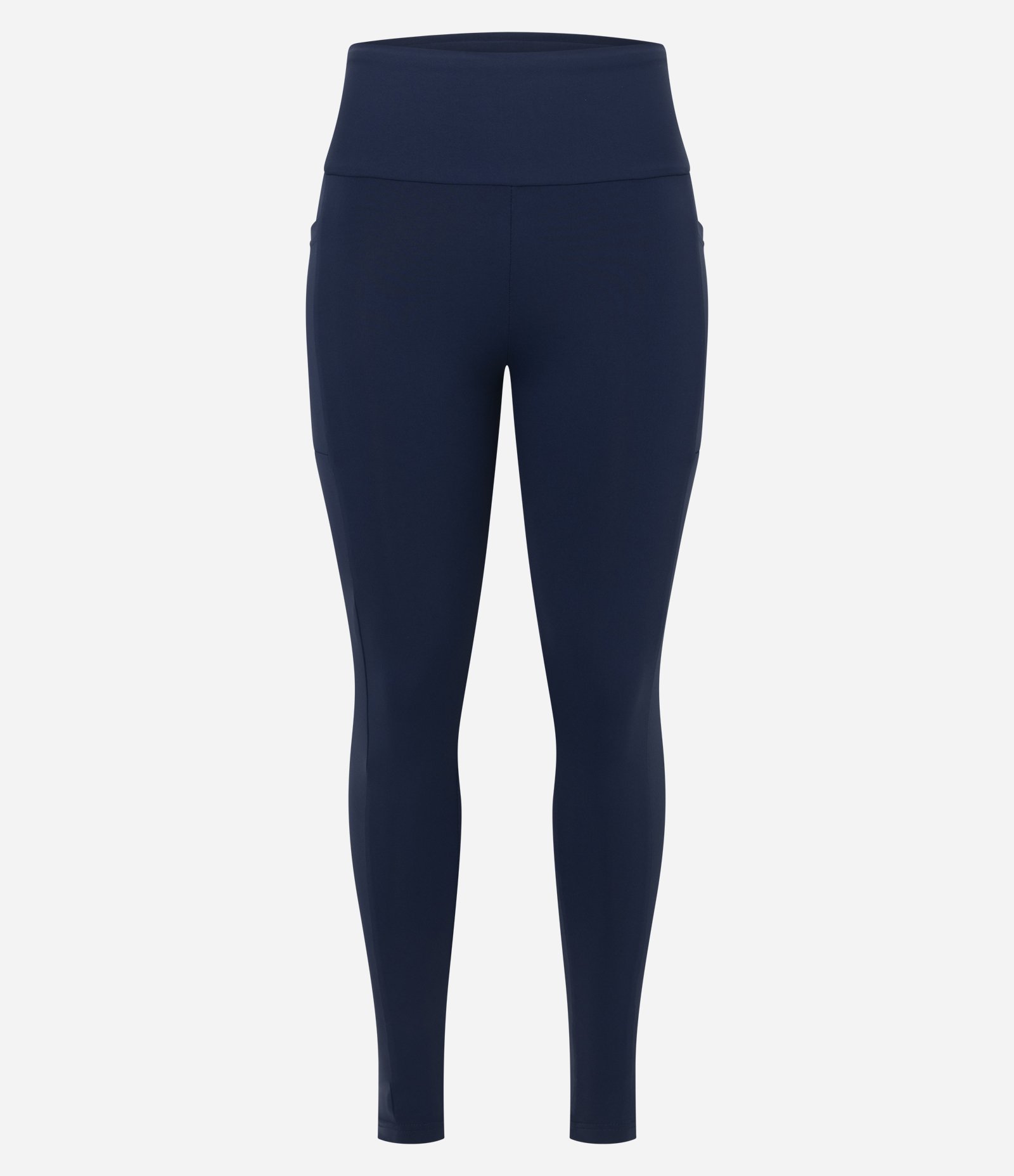 Calça Legging Esportiva com Bolsos Laterais Azul 1
