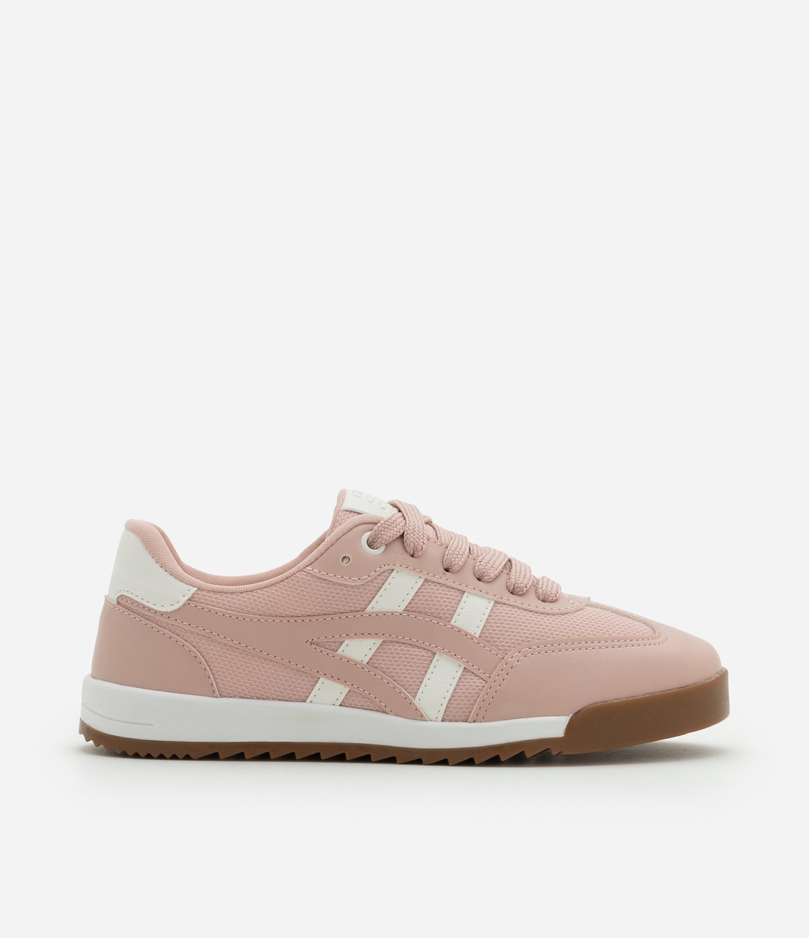 Tênis Infantil em PU com Recortes - Tam 33 ao 36 Rosa 5