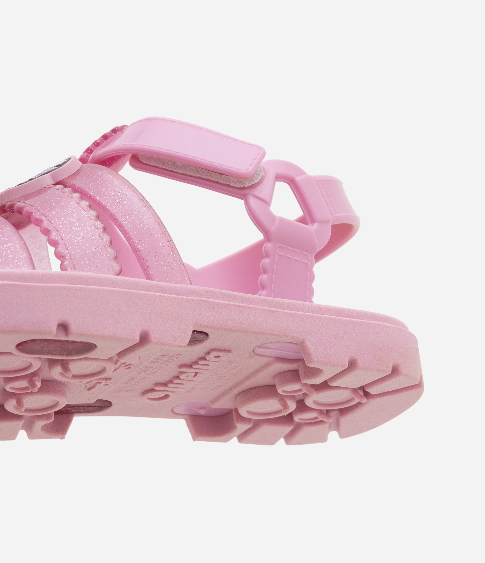 Sandália Infantil de Tiras em PU com Hello Kitty Aplicada - Tam 19 ao 26 Rosa 3