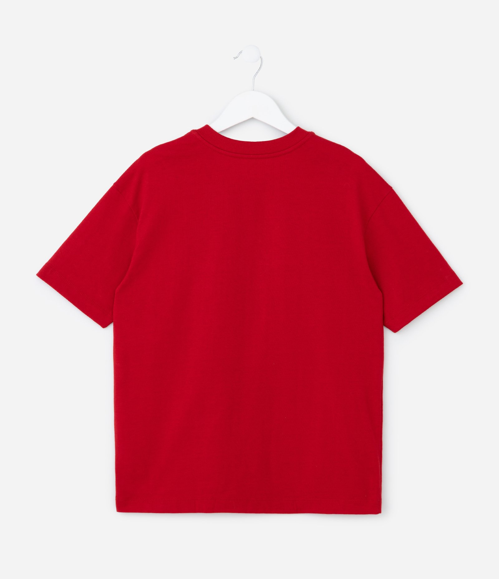 Camiseta Infantil Regular com Estampa de Coqueiros - Tam 5 a 14 Anos Vermelho 2