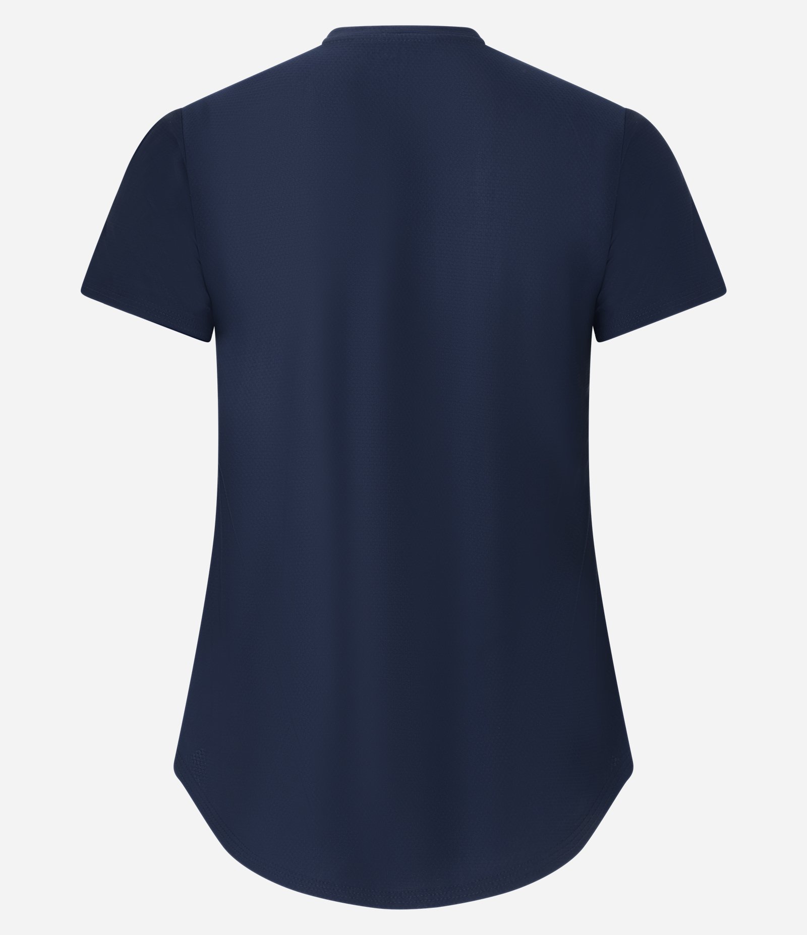 Camiseta Esportiva em Microfibra com Estampa de Ondas Azull Marinho 5