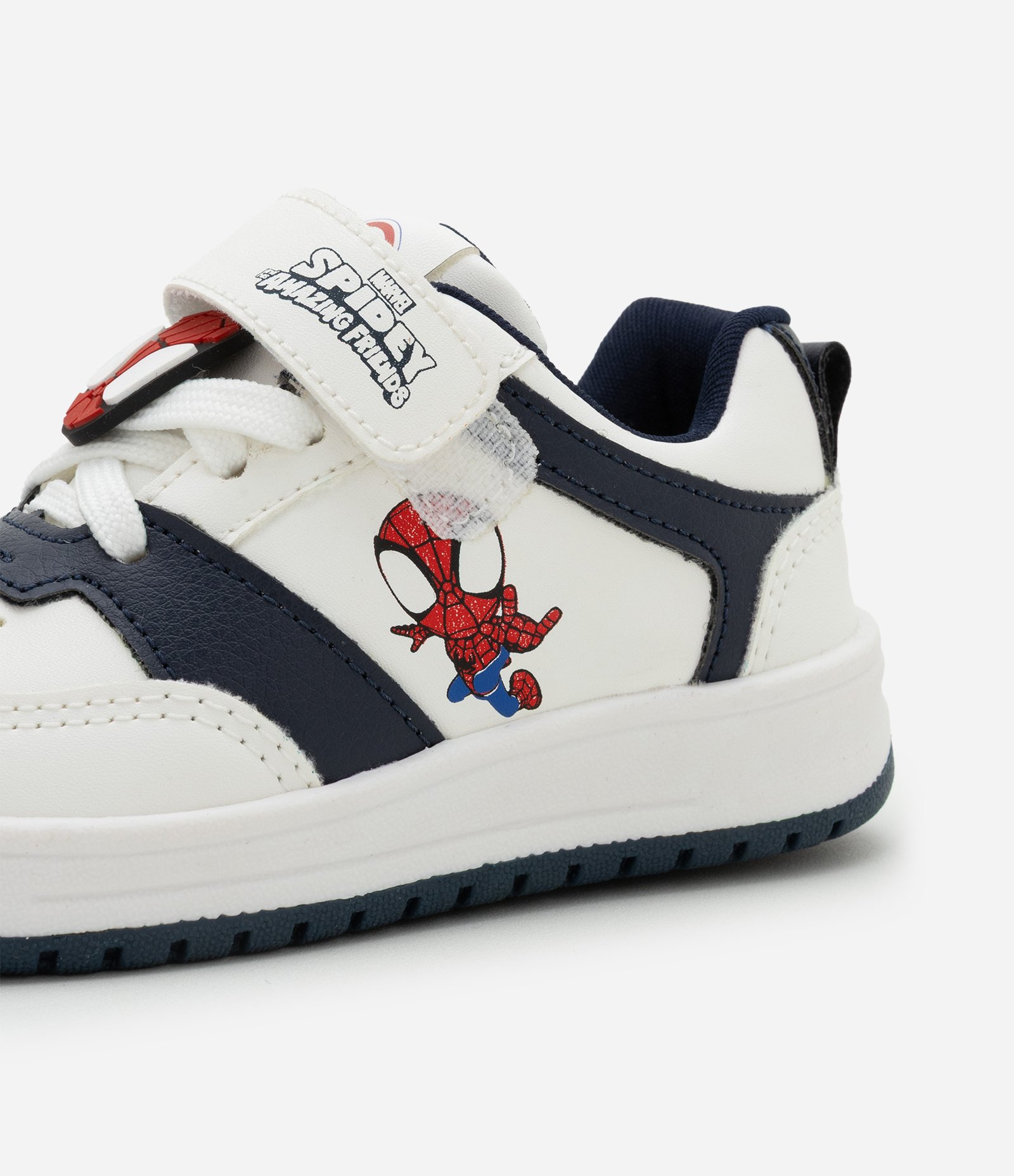 Tênis Infantil em PU Spidey - Tam 20 ao 27 Branco/Azul Marinho 4