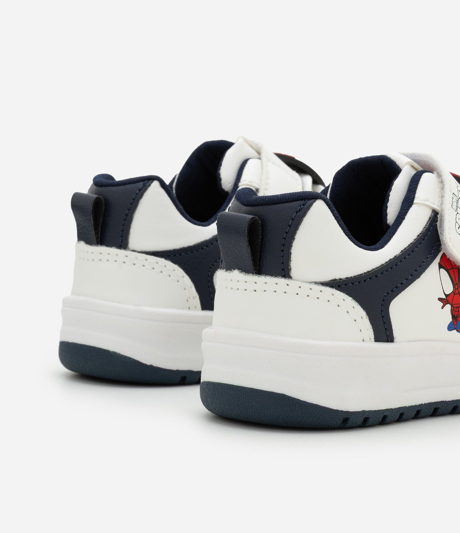 Tênis Infantil em PU Spidey - Tam 20 ao 27 Branco/Azul Marinho 5