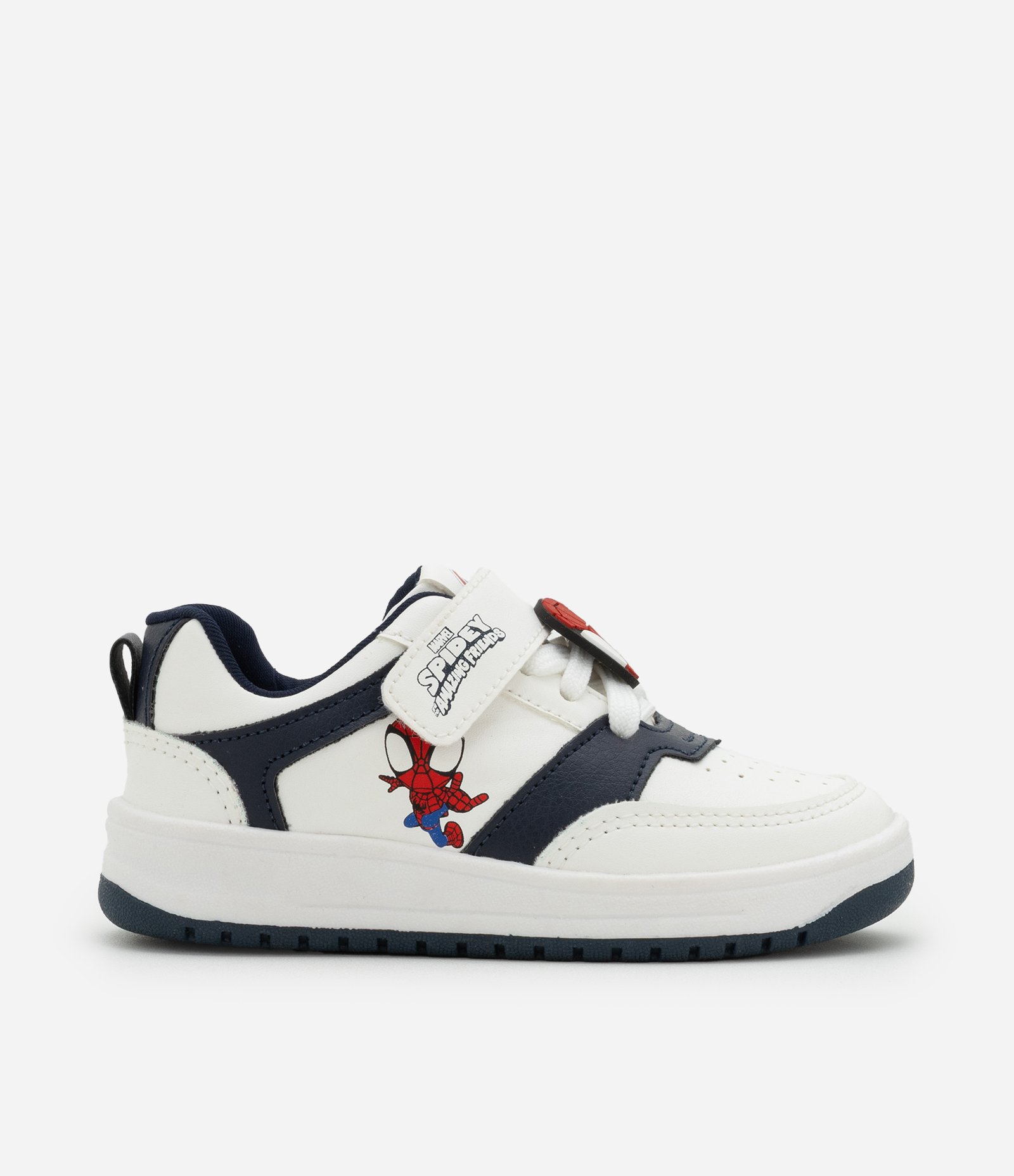 Tênis Infantil em PU Spidey - Tam 20 ao 27 Branco/Azul Marinho 6