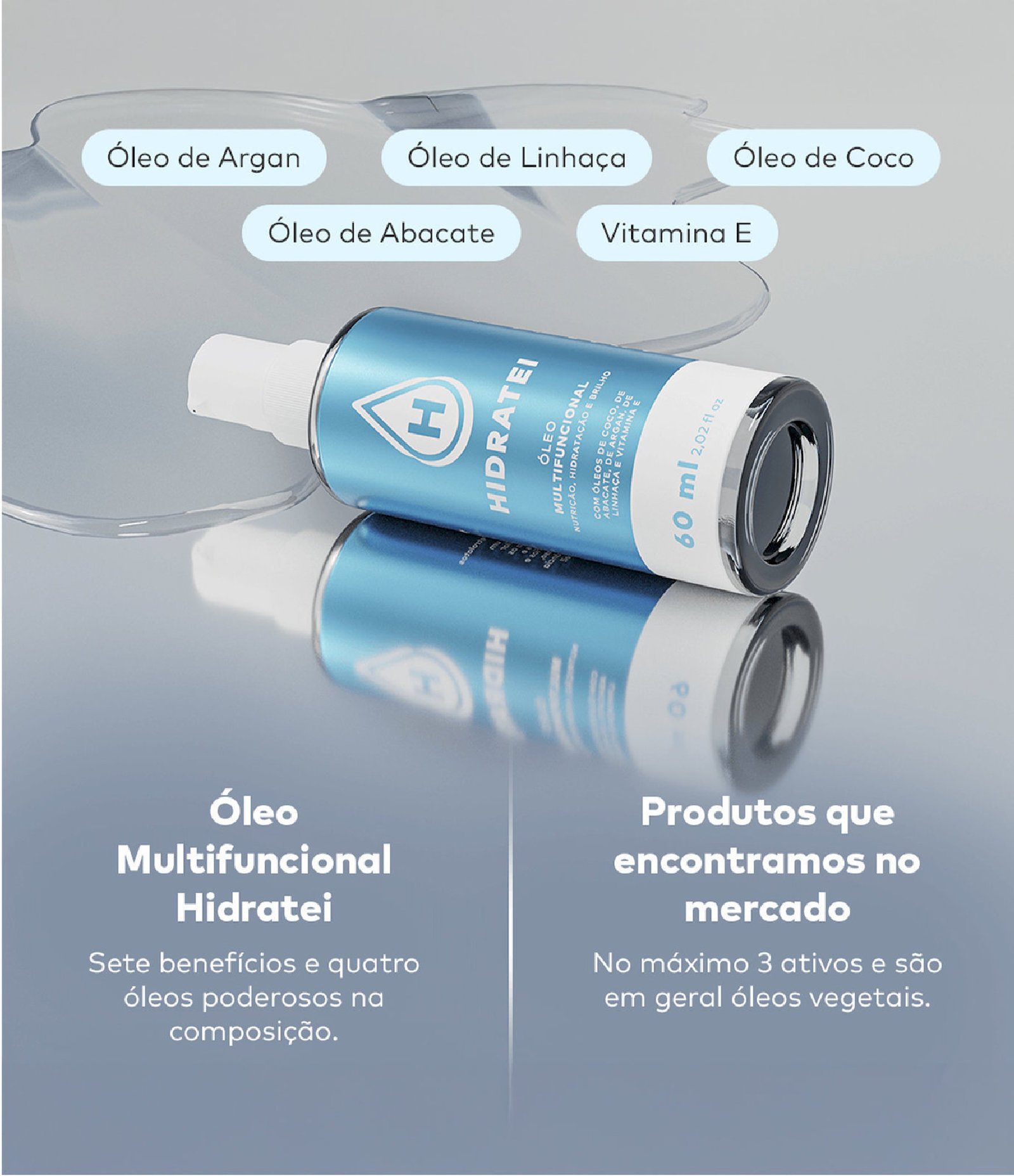Oleo Capilar Condicionante Hidratei 60ml 5