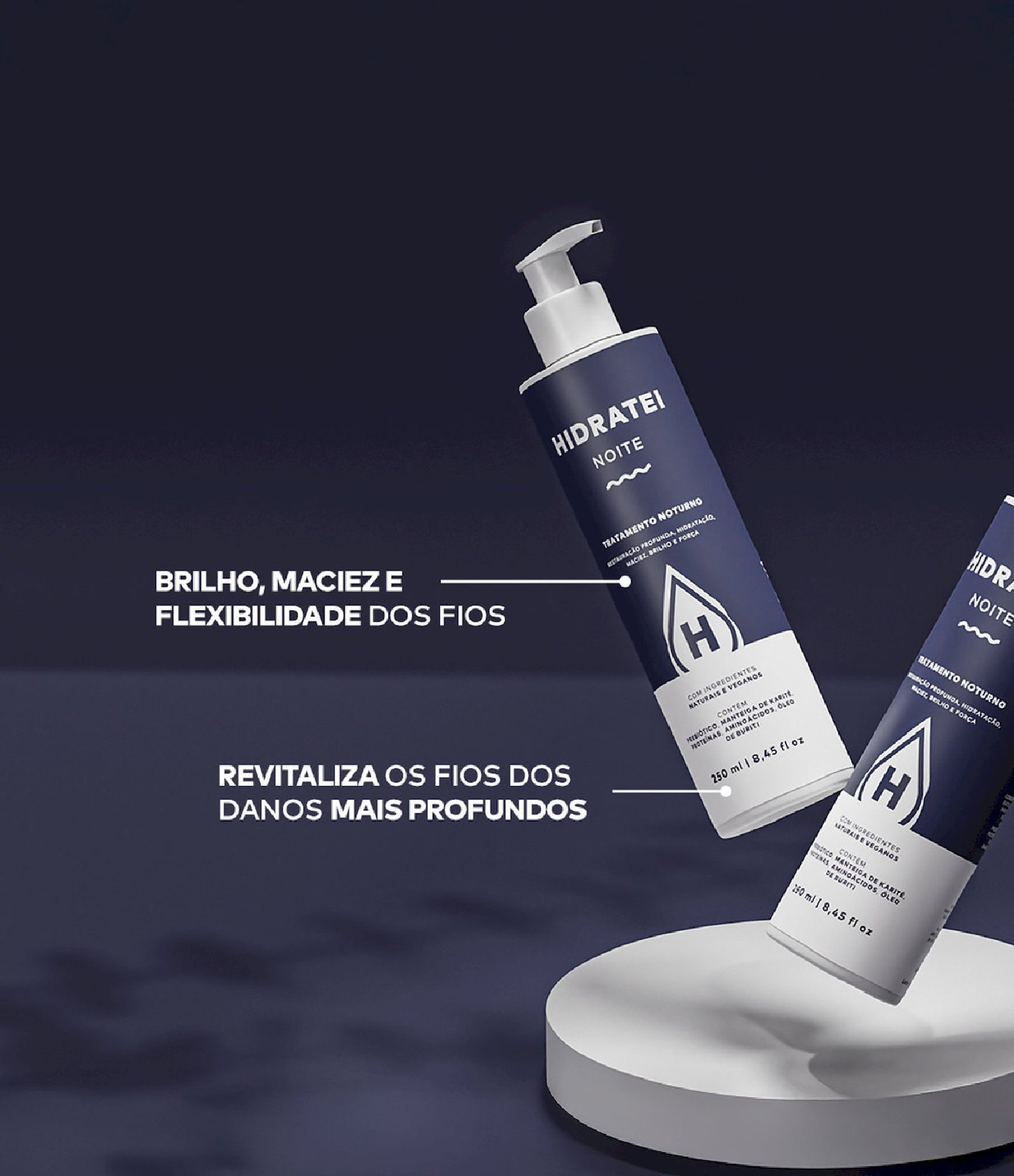 Máscara Tratamento Noturno Hidratei Noite 250ml 3