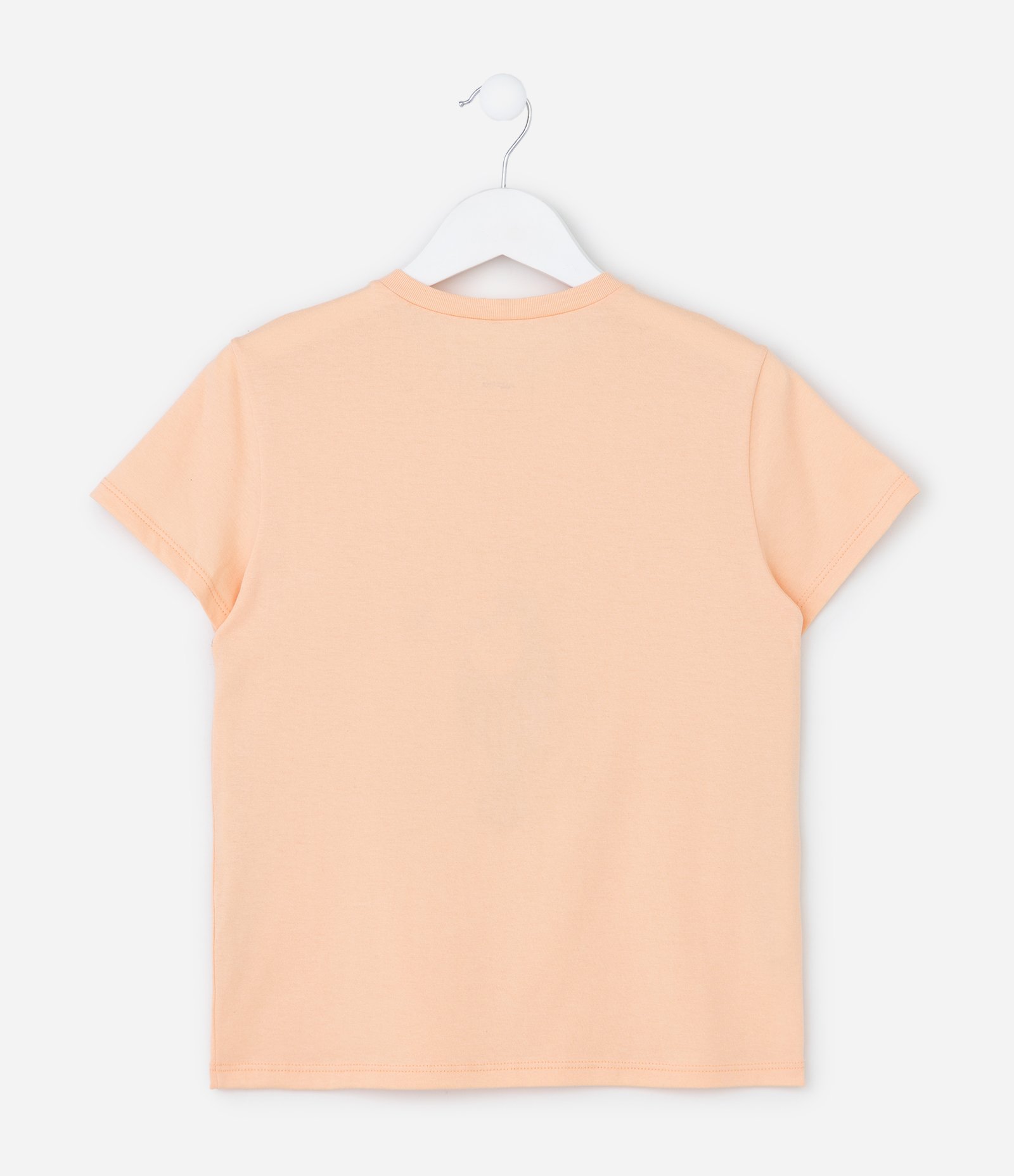 Camiseta Infantil com Estampa Tucano - Tam 7 a 14 Anos Laranja 3