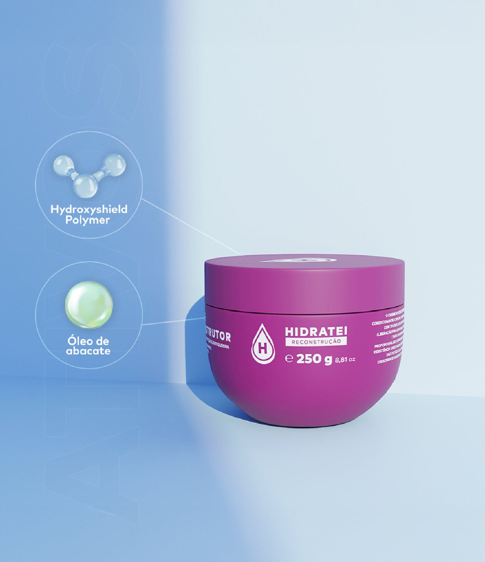 Creme Reconstrutor Hidratei 250G 4