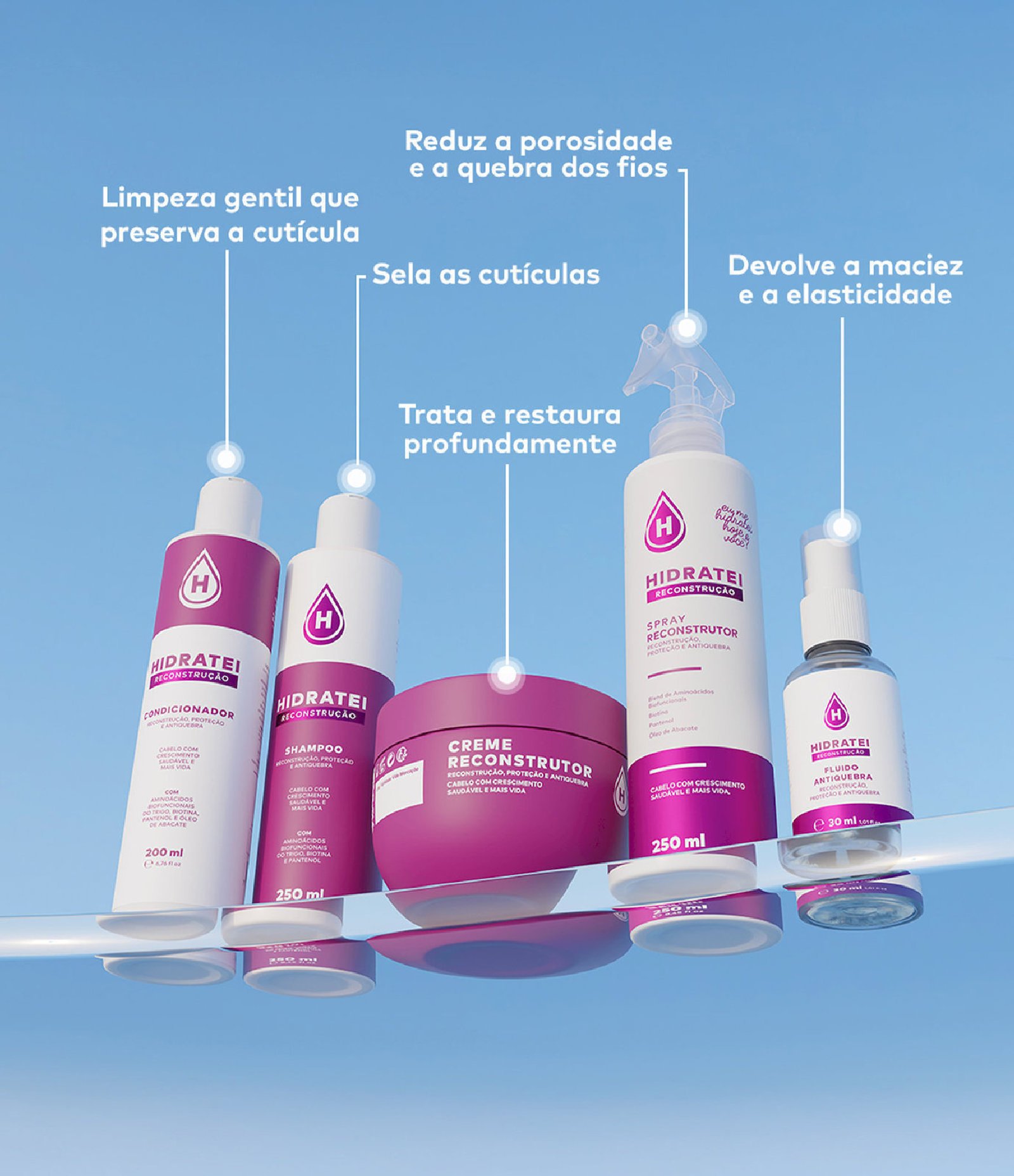 Creme Reconstrutor Hidratei 250G 5