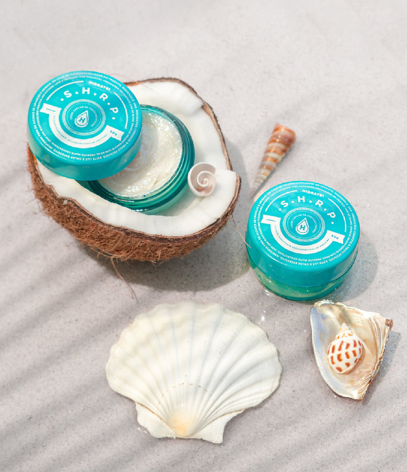 Creme Capilar de Proteina Vegana SHRP Hidratei 50ml 5