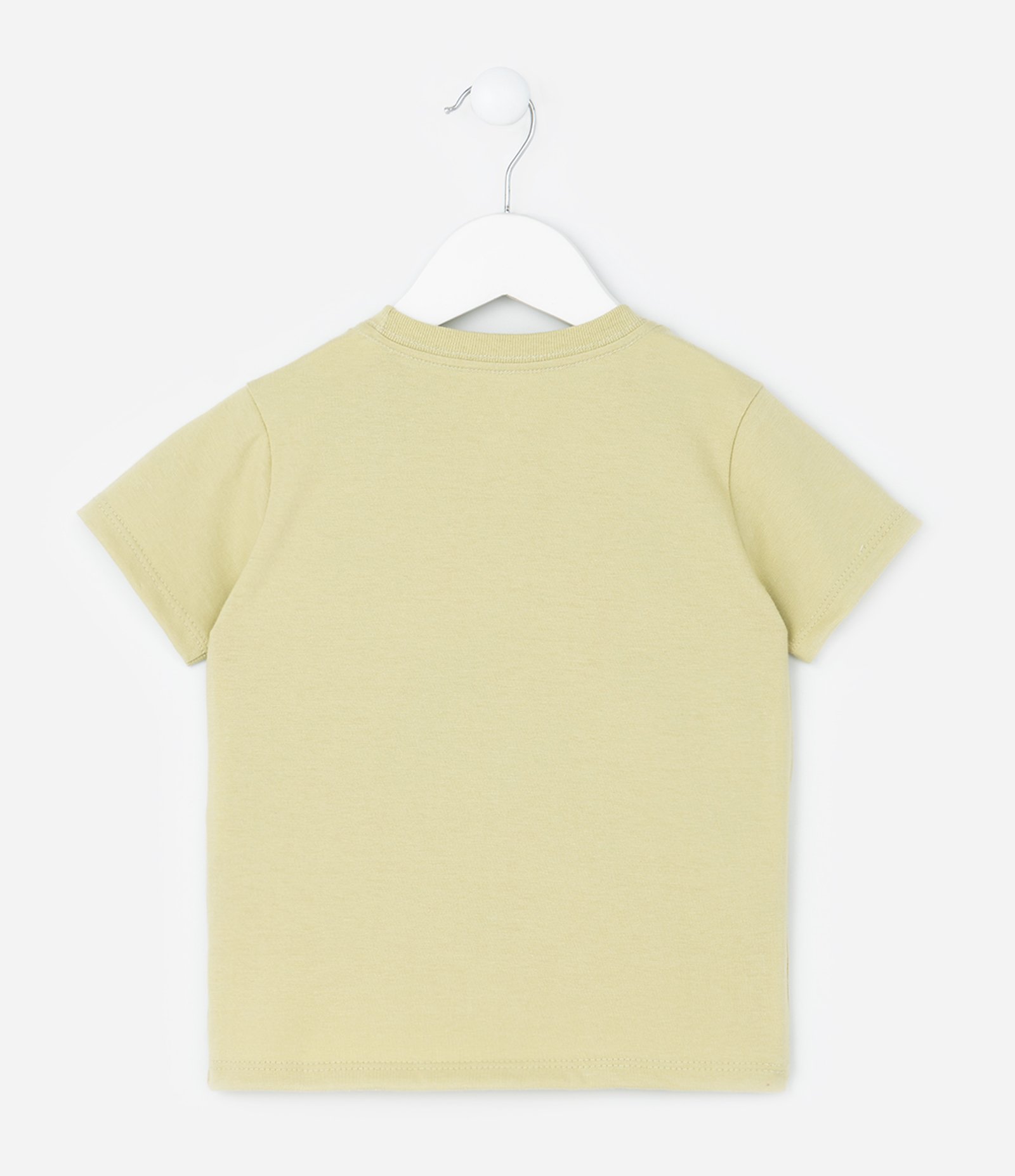 Camiseta Infantil com Estampa Carinha de Monstrinho - Tam 1 a 6 Anos Verde 3