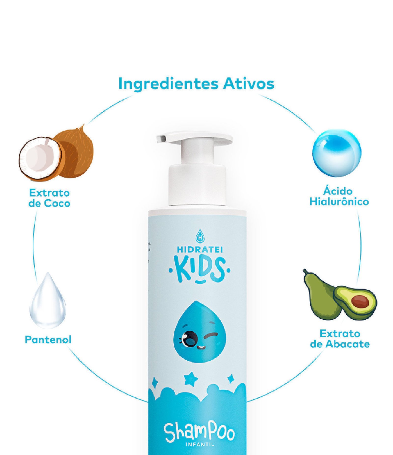 Shampoo Kids Hidratei 200ml 3