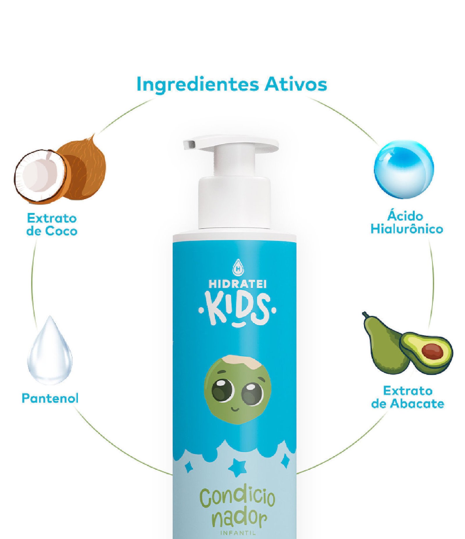 Condicionador Kids Hidratei 200ml 3