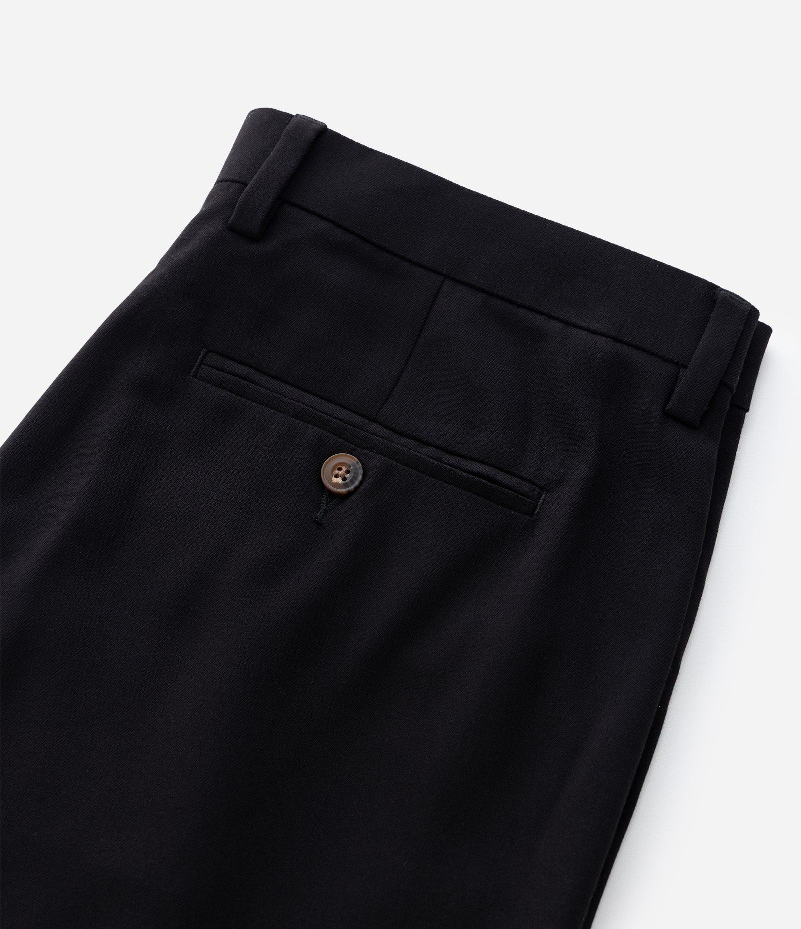 Calça Wide Leg Alfaiatada com Bolso e Friso Preto 10