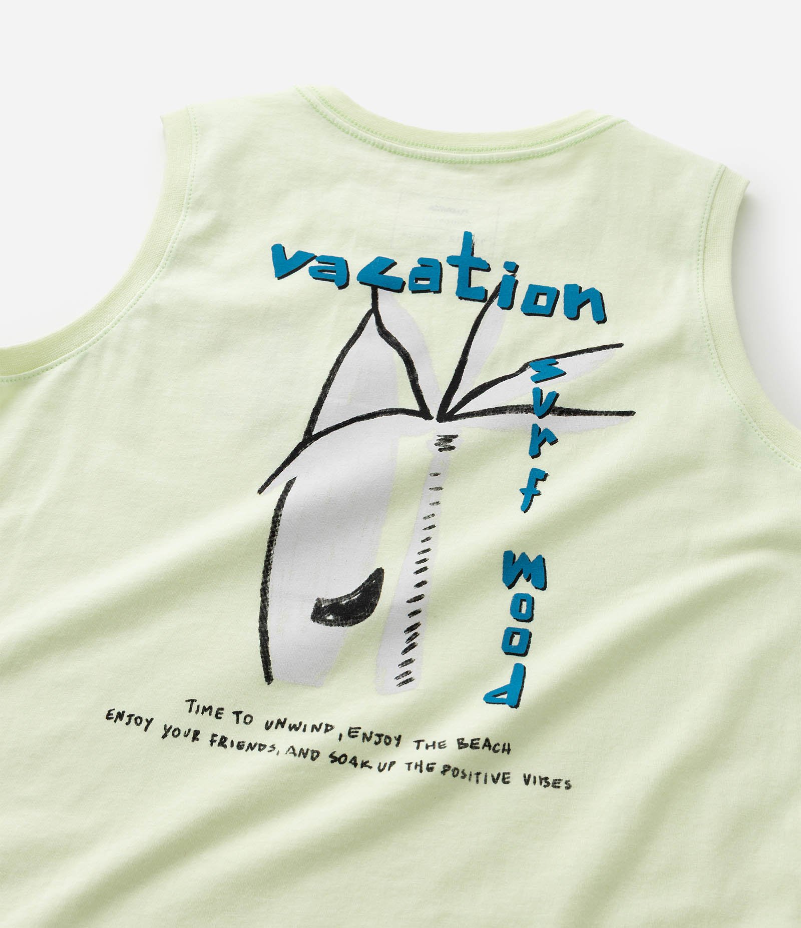 Regata Infantil Estampa Vacation Surf Mood - Tam 5 a 14 Anos Verde 5