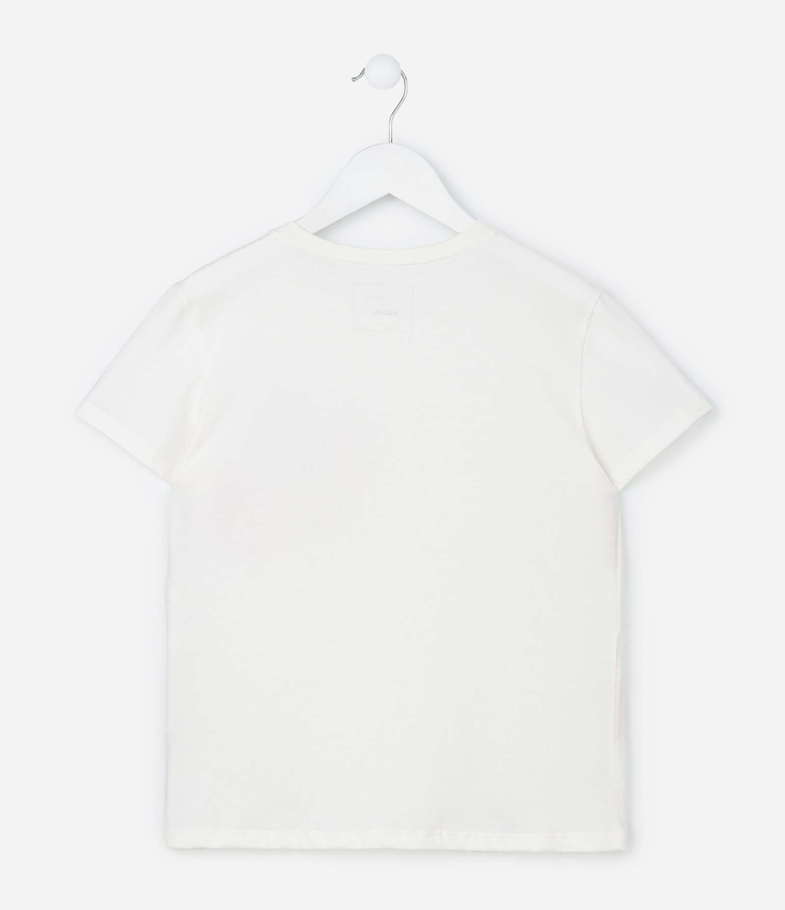 Camiseta Slim Infantil com Estampa de Selos de Frutinhas - Tam 5 a 14 anos Branco 3
