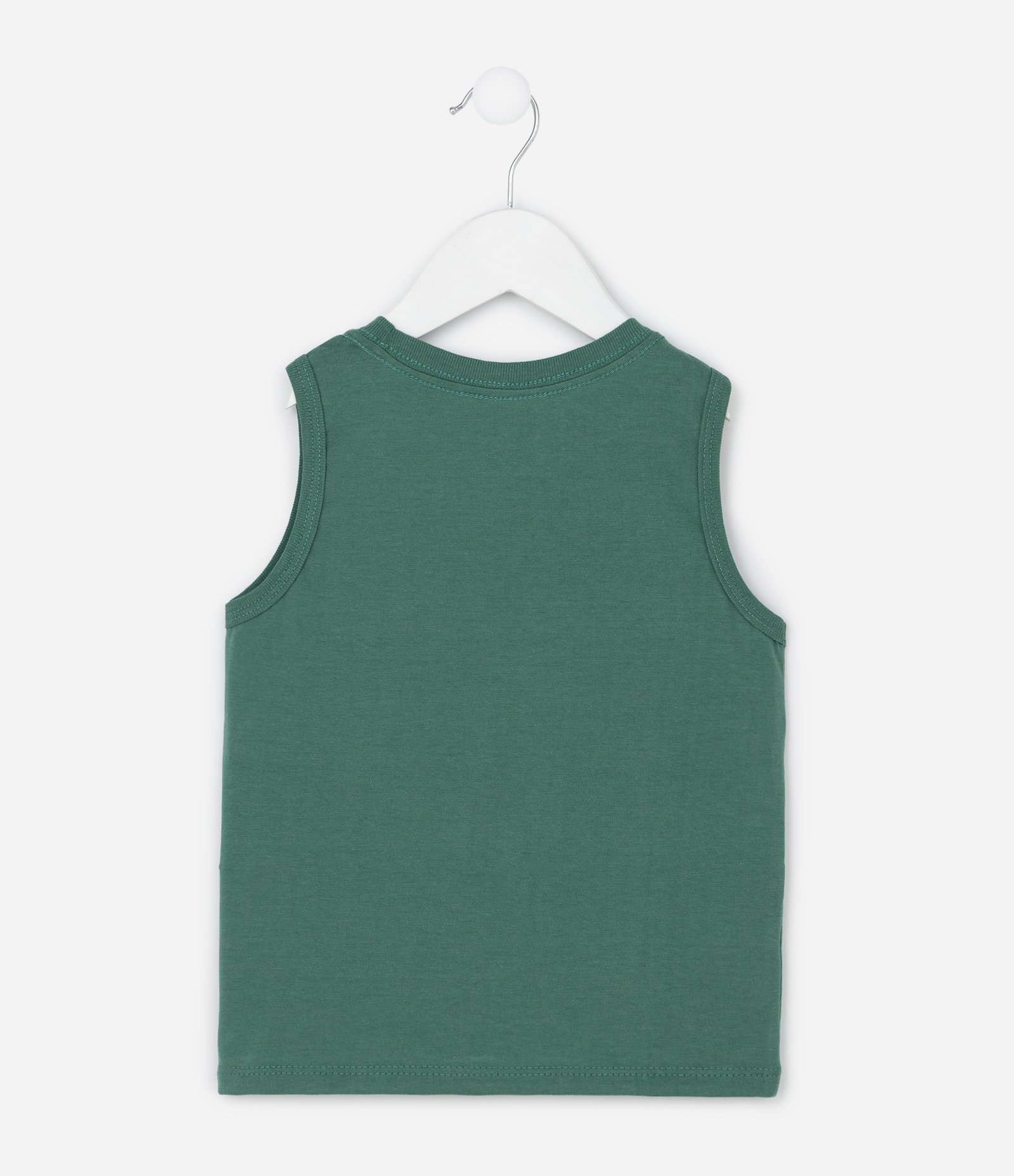 Regata Infantil com Estampa de Baseball - Tam 1 a 6 Anos Verde 2