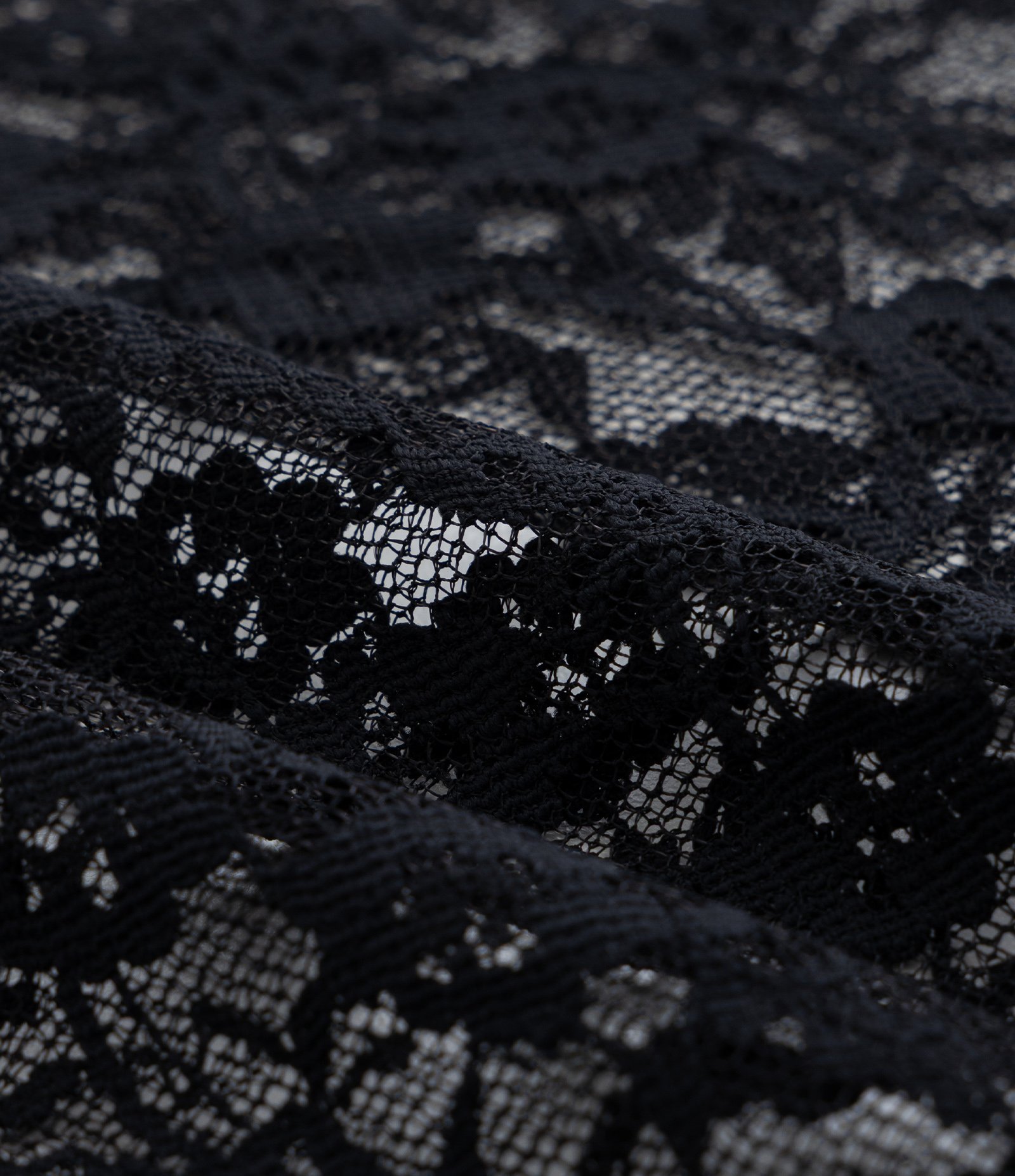 Blusa Infantil em Tule Rendado - Tam 7 a 14 Anos Preto 4