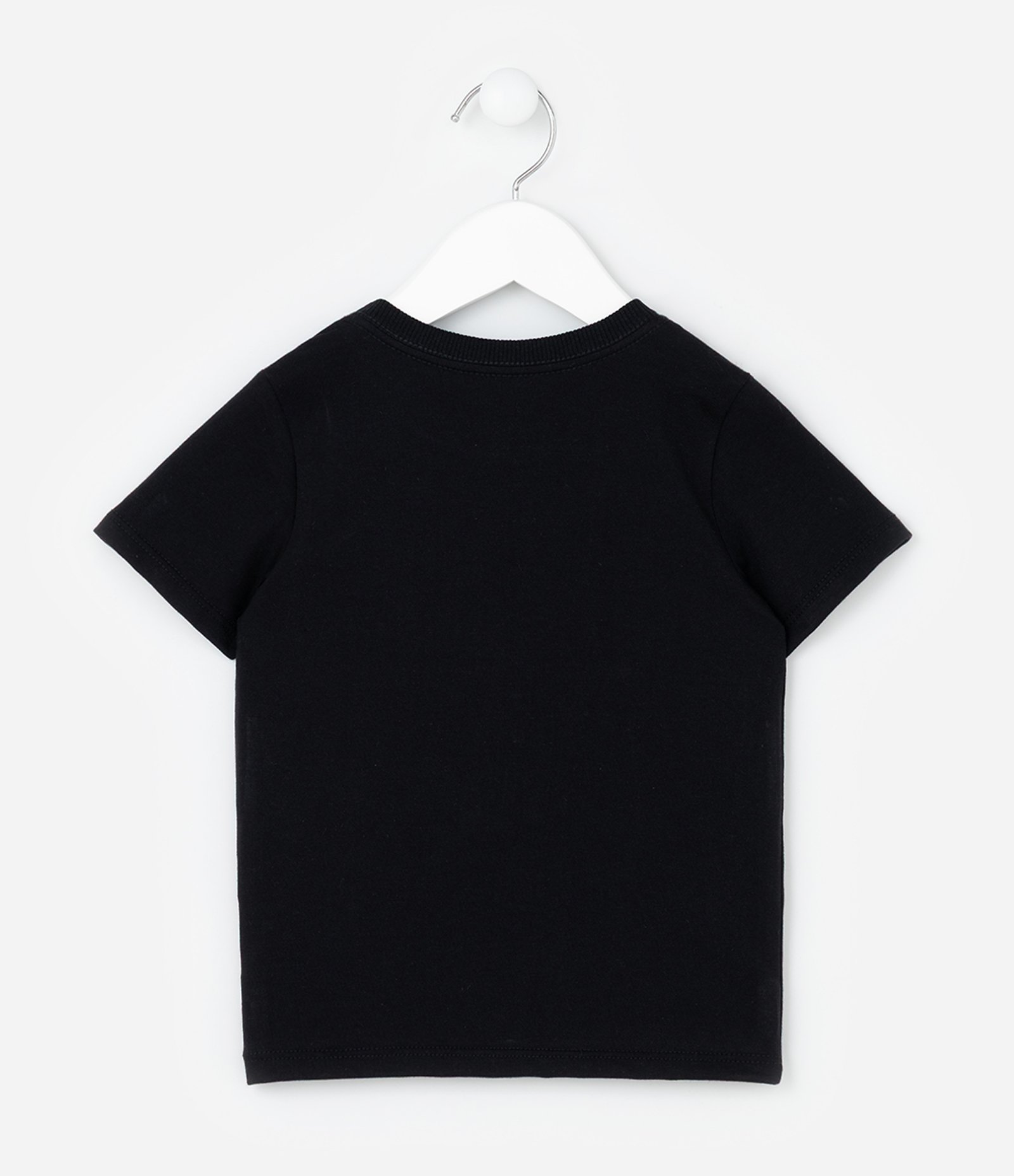 Camiseta Infantil com Estampa de Kombi - Tam 1 a 6 Anos Preto 2