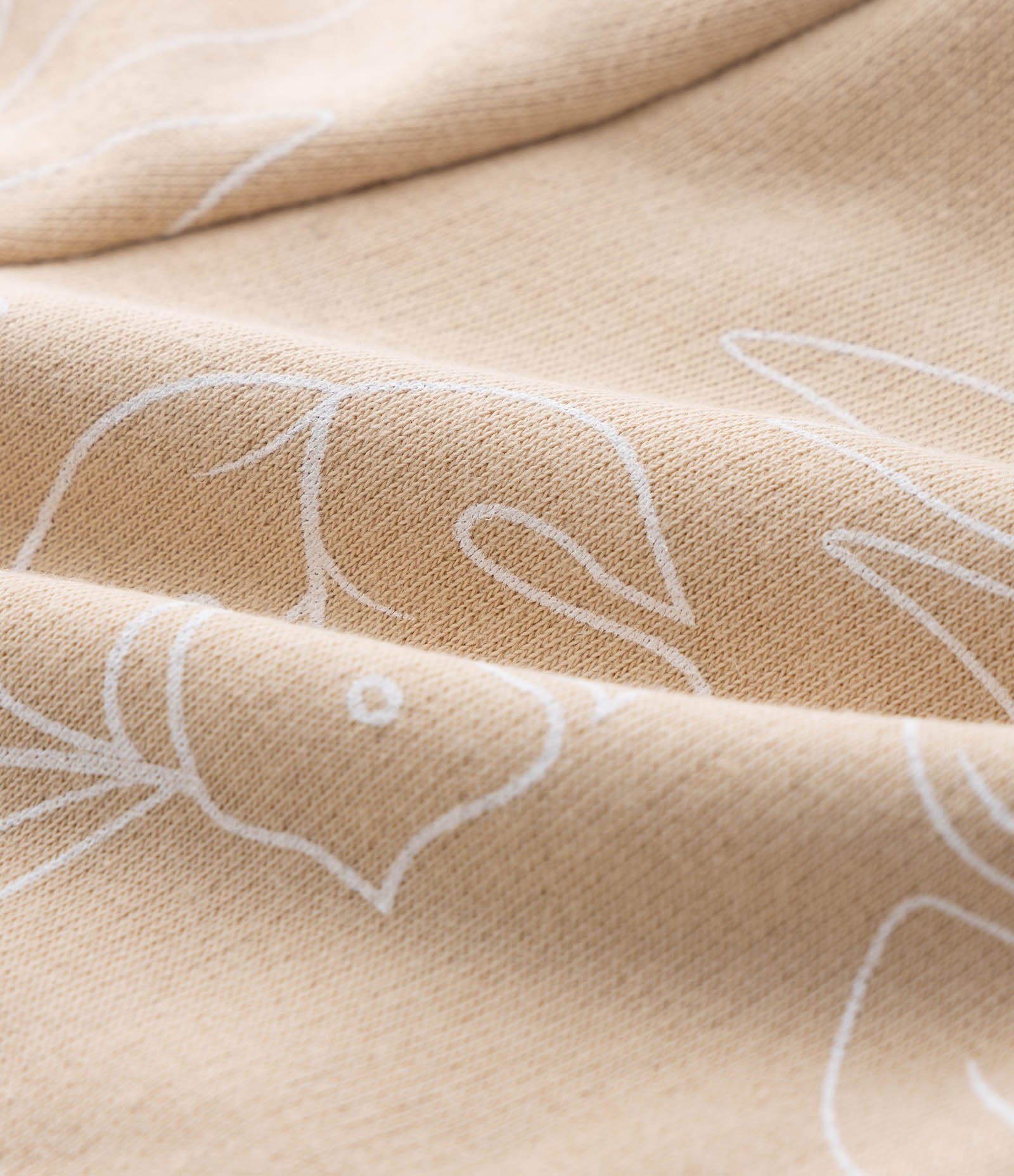 Conjunto Infantil em Algodão com Estampa de Folhagens - Tam 1 a 6 Anos Branco/Bege 9