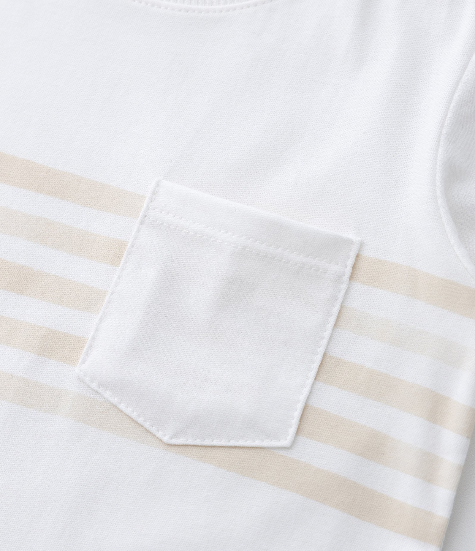 Conjunto Infantil em Algodão com Estampa de Folhagens - Tam 1 a 6 Anos Branco/Bege 6