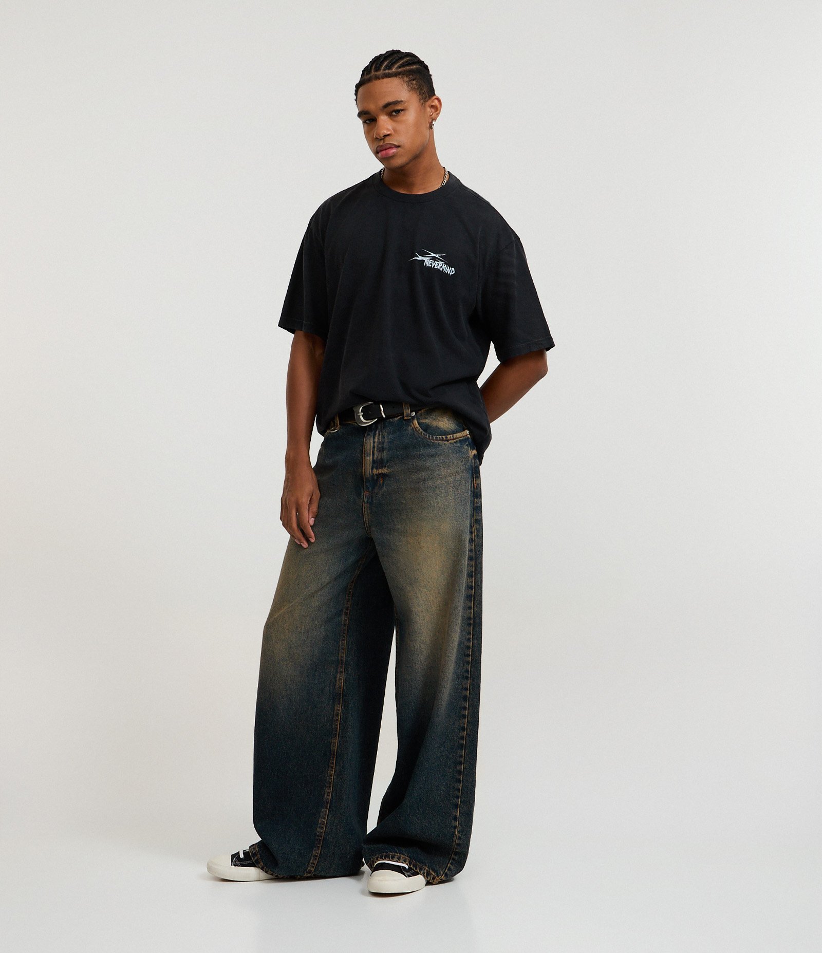 Camiseta Boxy em Algodão Estonado com Estampa Savage Squad Preto 3