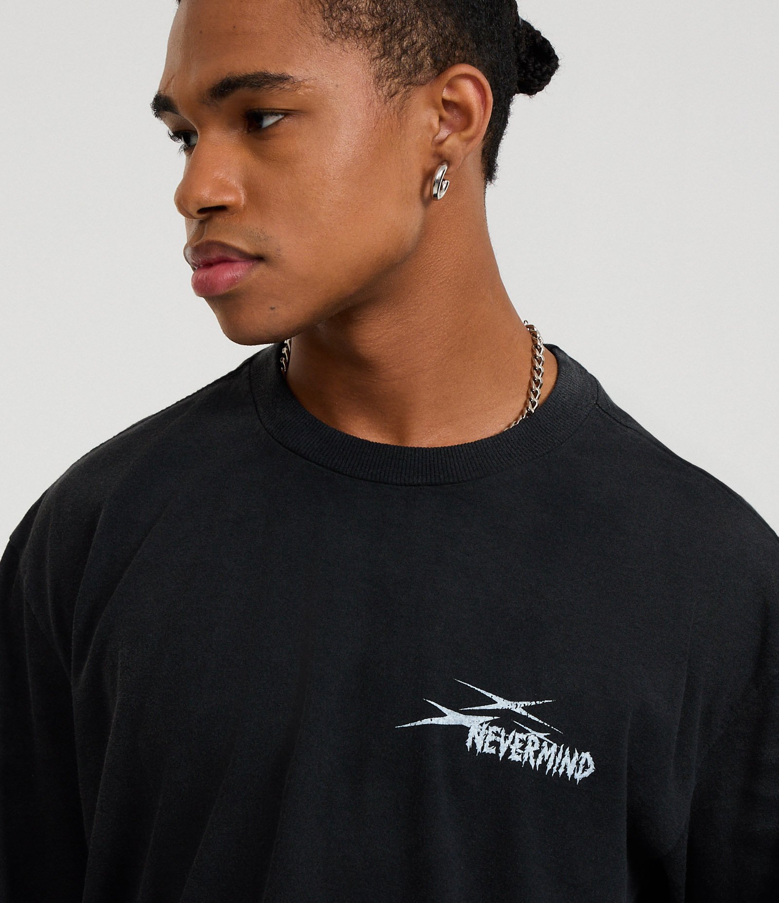 Camiseta Boxy em Algodão Estonado com Estampa Savage Squad Preto 4