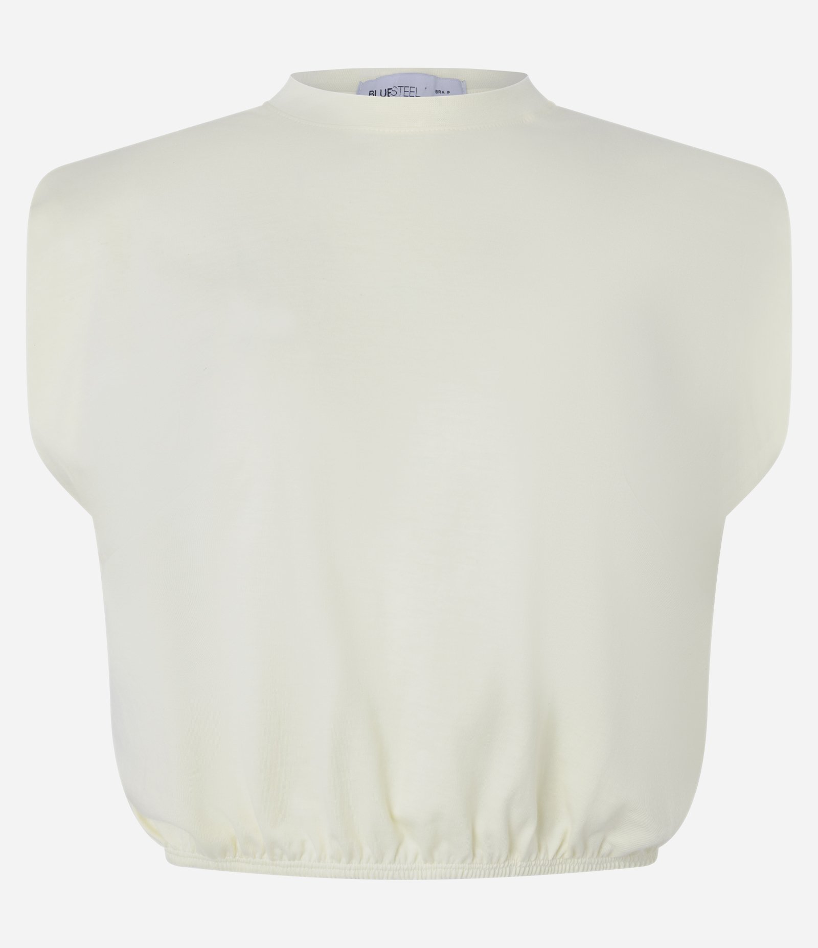 Blusa Muscle Tee em Algodão Sem Manga com Elástico na Barra Amarelo 4