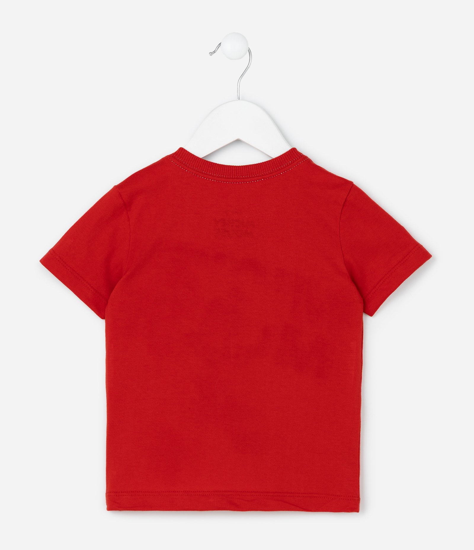 Camiseta Infantil com Estampa do Mickey Mouse - Tam 1 a 5 anos Vermelho 2