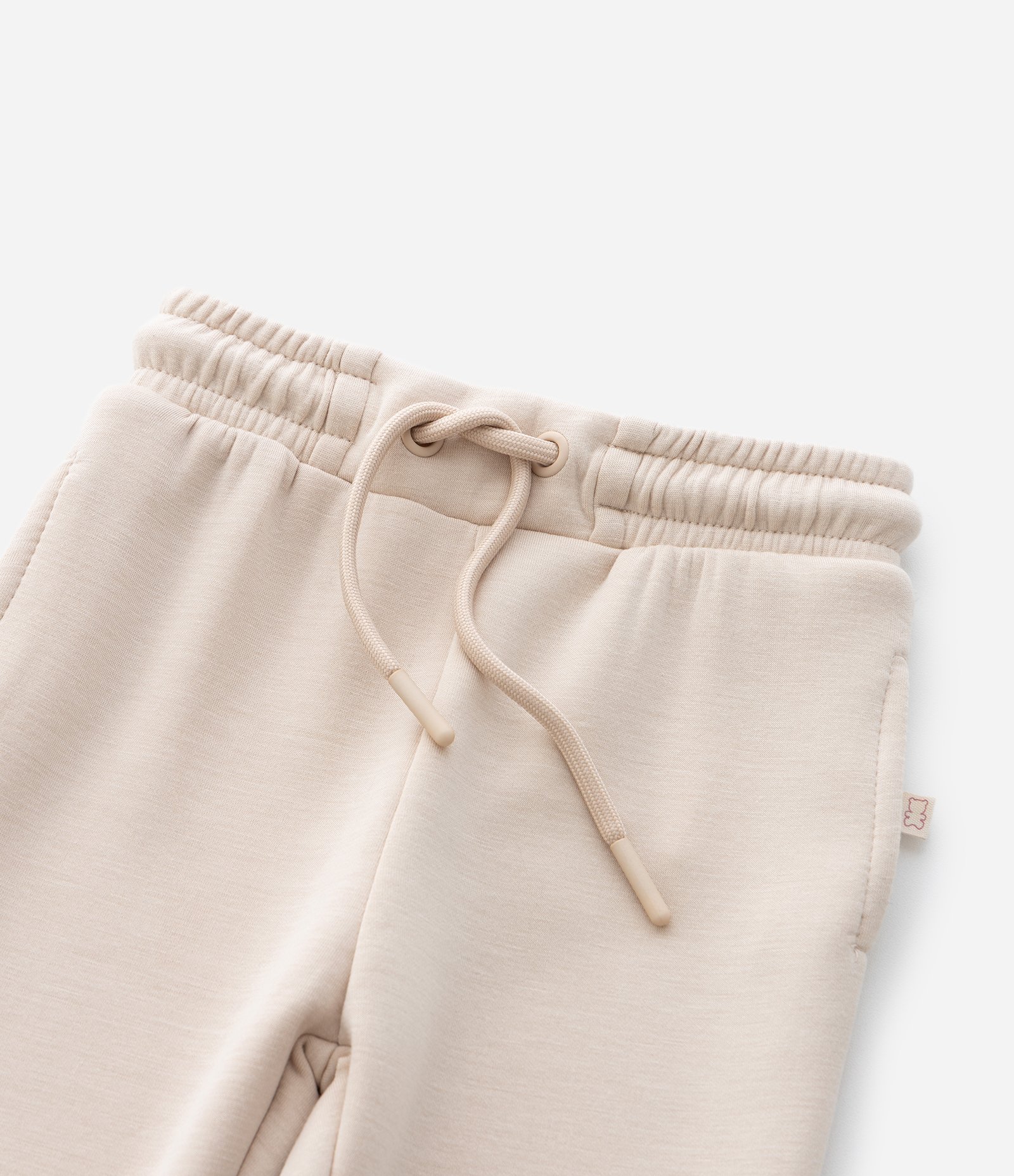Calça Infantil Jogger em Modal - Tam RN a 18 Meses Bege 6