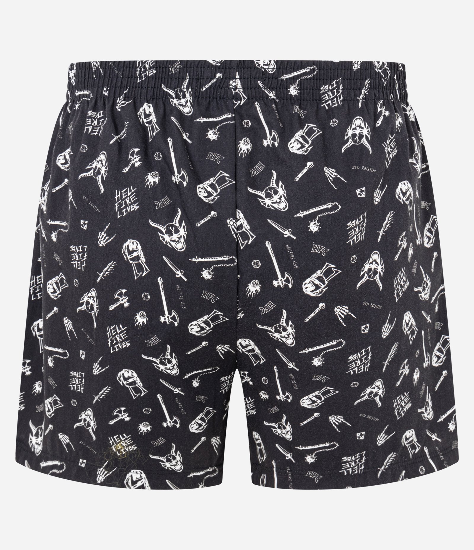 Cueca Sambas Canção em Tricoline com Estampa Stranger Things Preto 2