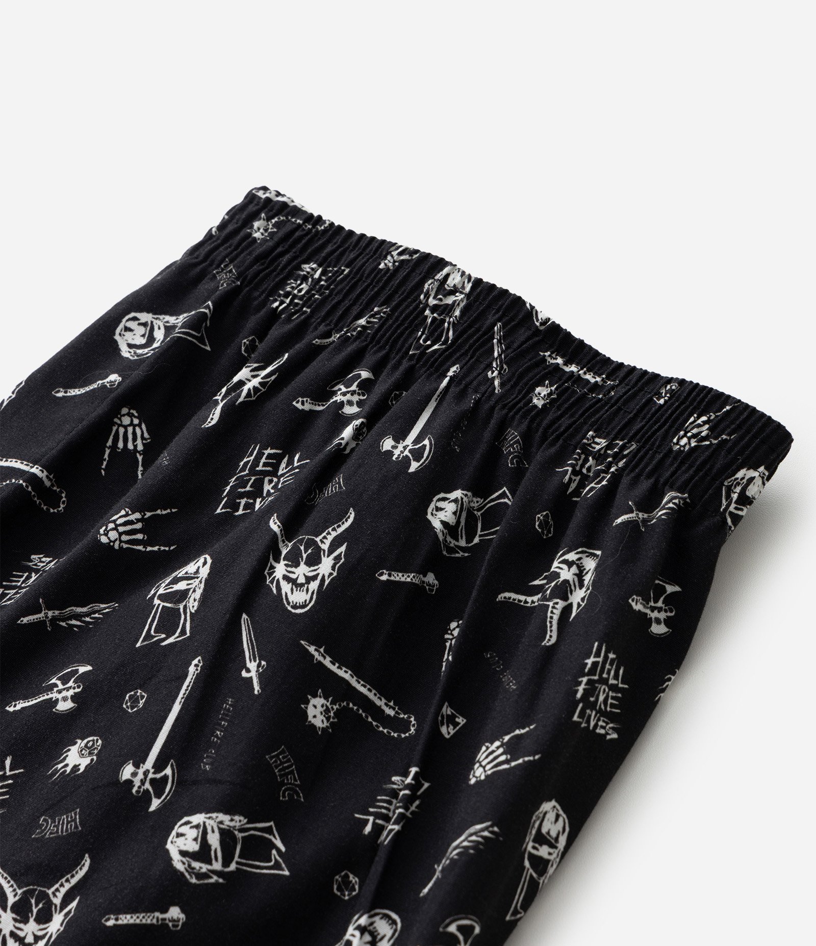 Cueca Sambas Canção em Tricoline com Estampa Stranger Things Preto 3