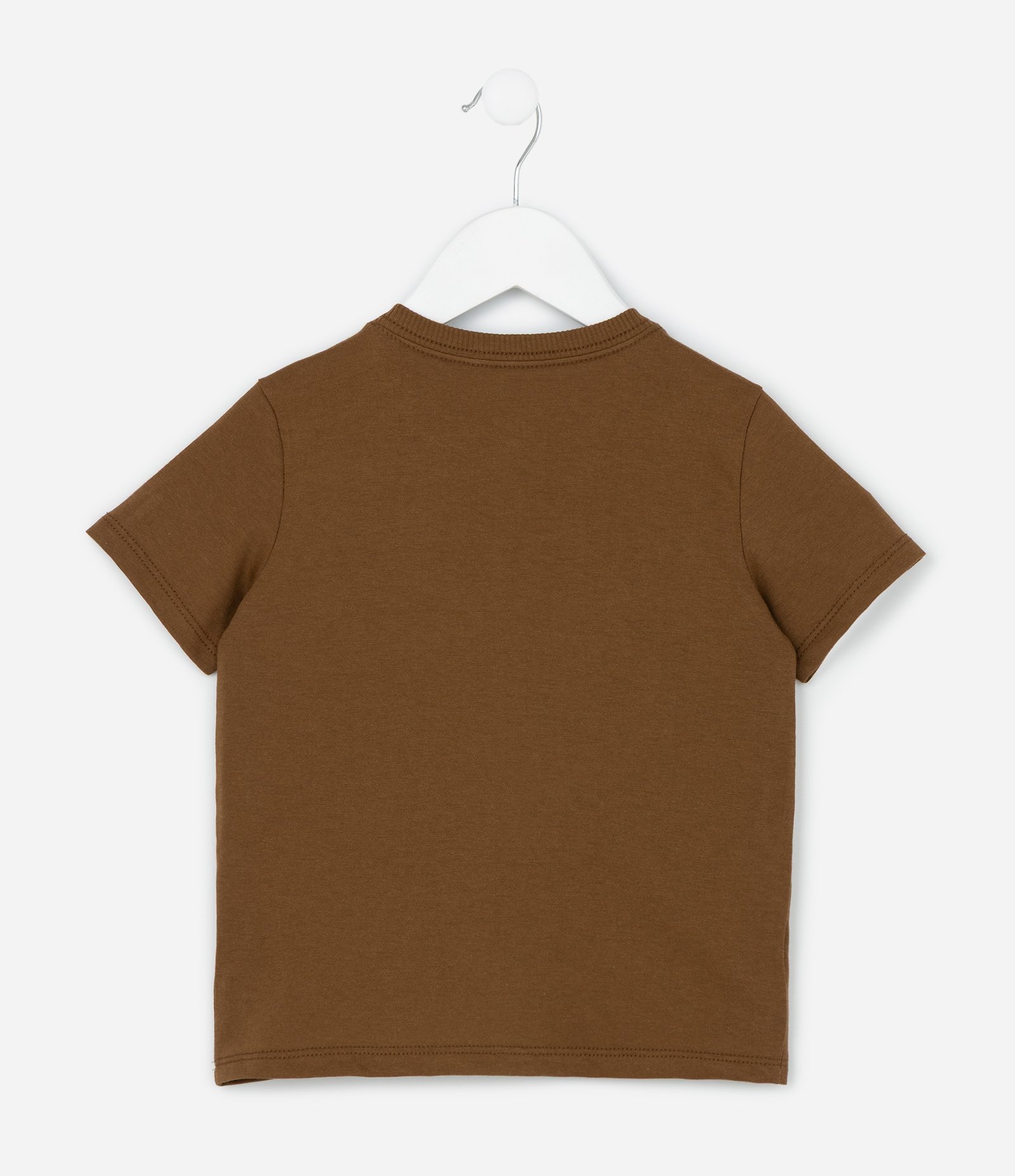 Camiseta Infantil com Estampa de Laranja - Tam 1 a 6 Anos Marrom 2