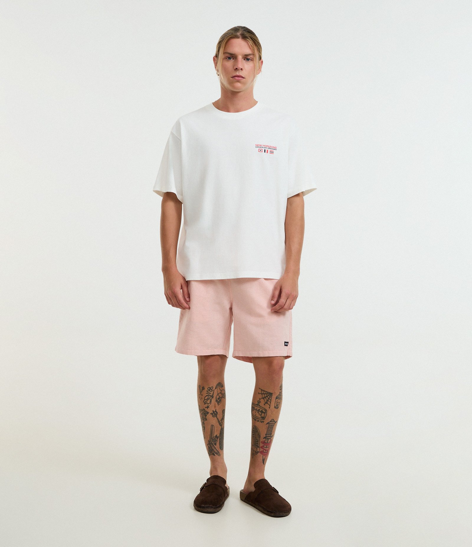 Camiseta Boxy em Malhão com Estampa Frente e Costas de Barco Branco 2