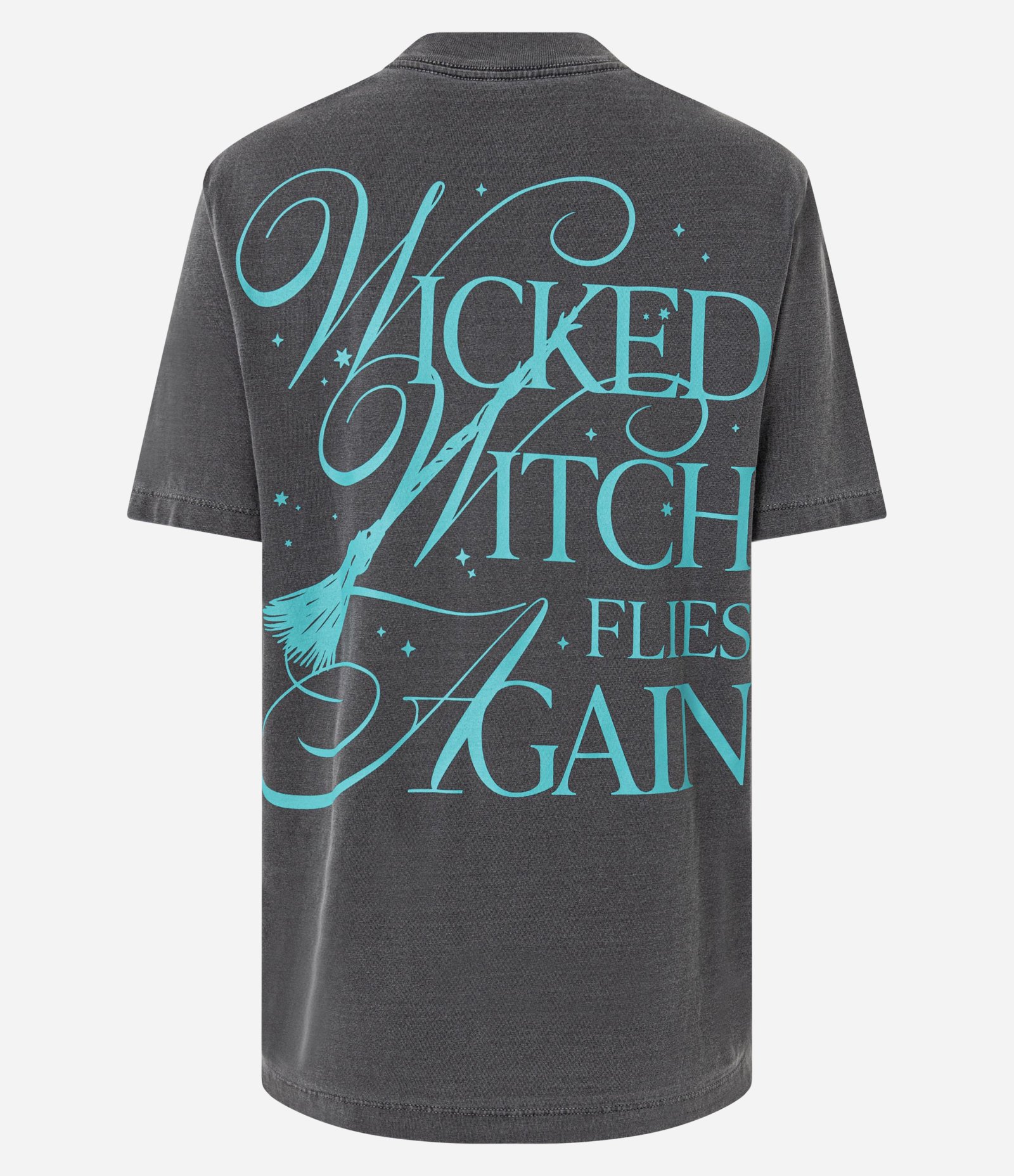 Camiseta T-Shirt em Algodão com Estampa Wicked Estonada Preto 6