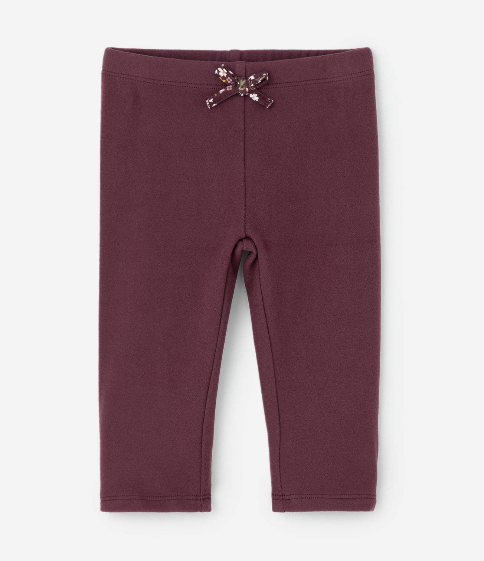 Conjunto Infantil Matelassê com Jaqueta Viés Floral e Calça – Tam 0 a 18 Meses Lilás/Vinho 4