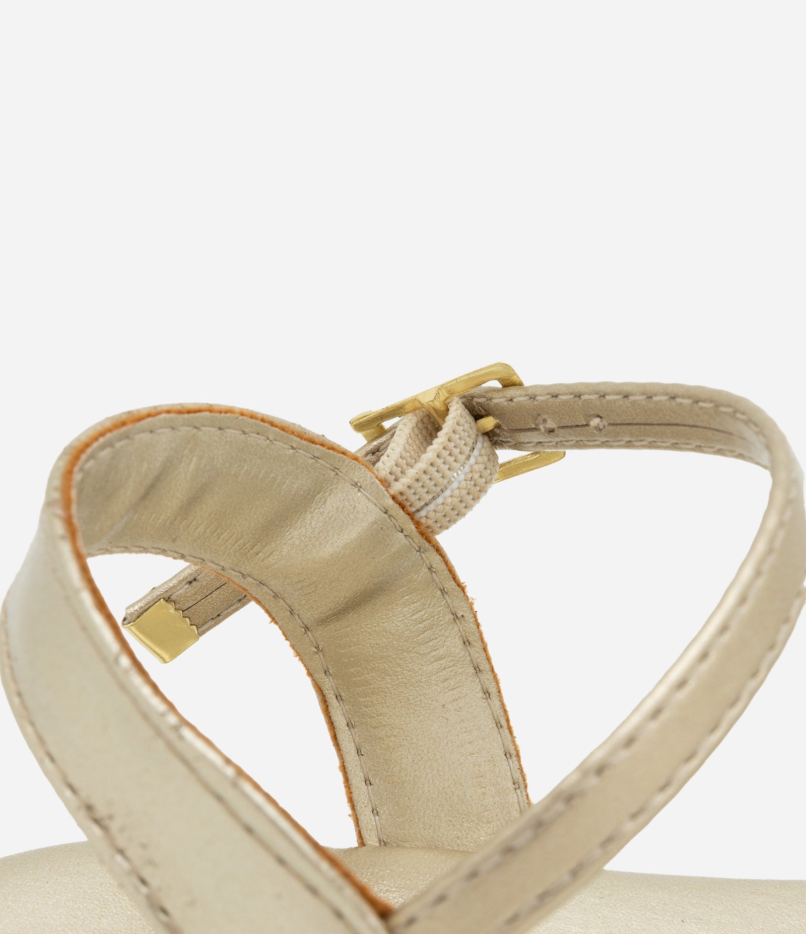 Sandália Infantil em PU com Tiras - Tam 28 ao 33 Dourado 3