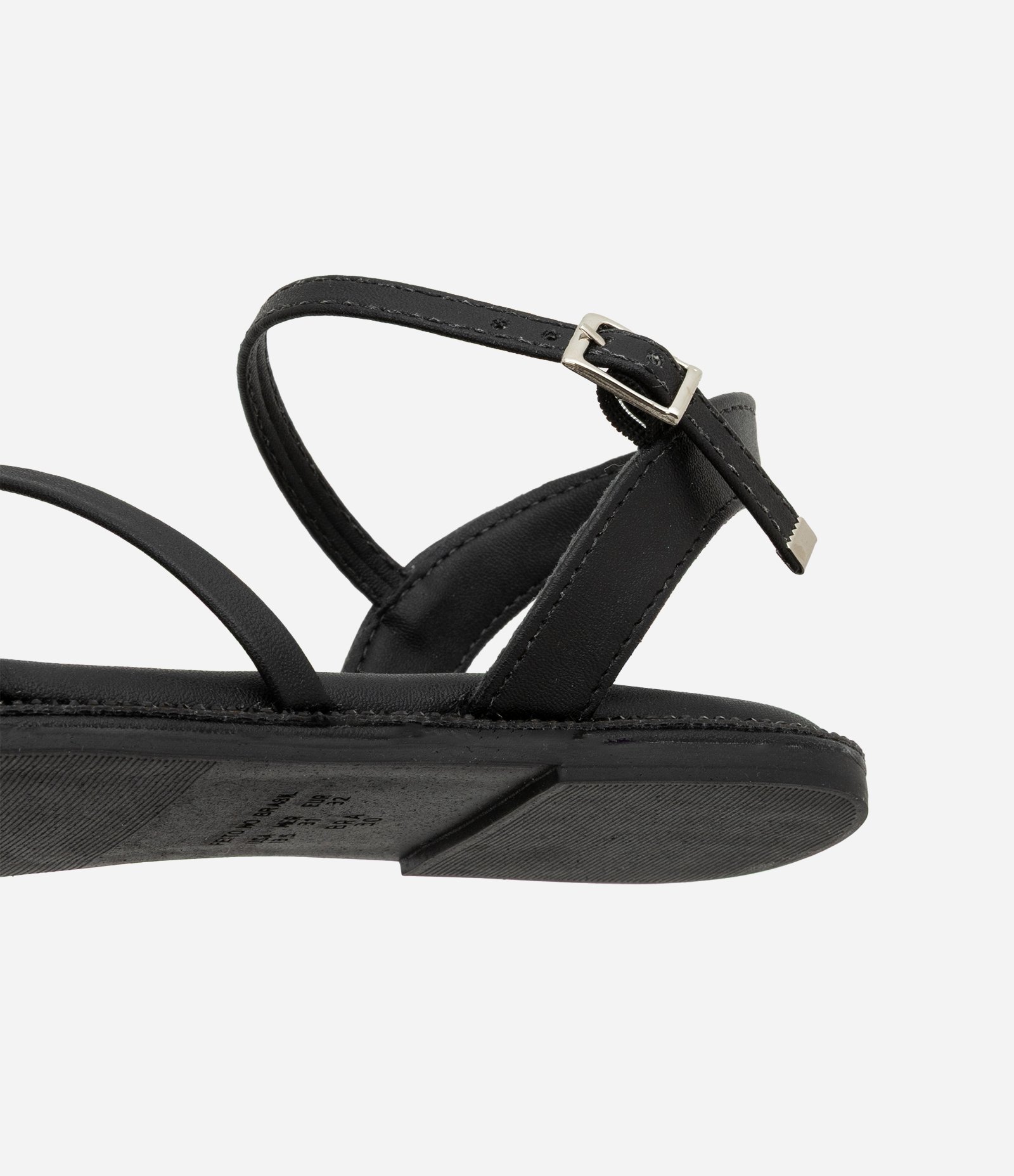 Sandália Infantil com Tiras e Brilhos - Tam 27 ao 33 Preto 4