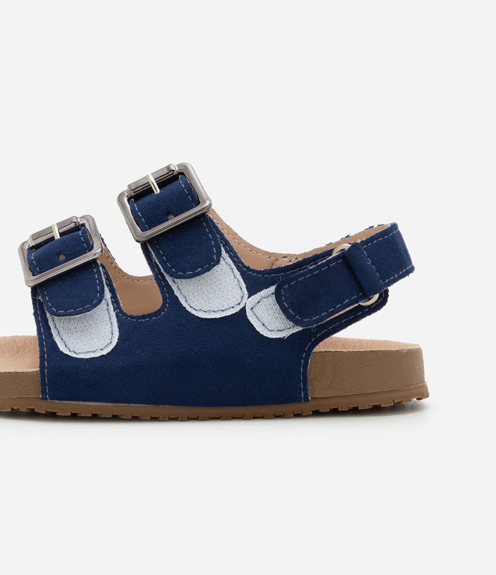 Sandália Infantil com Fivelas - Tam 20 ao 27 Azul 4